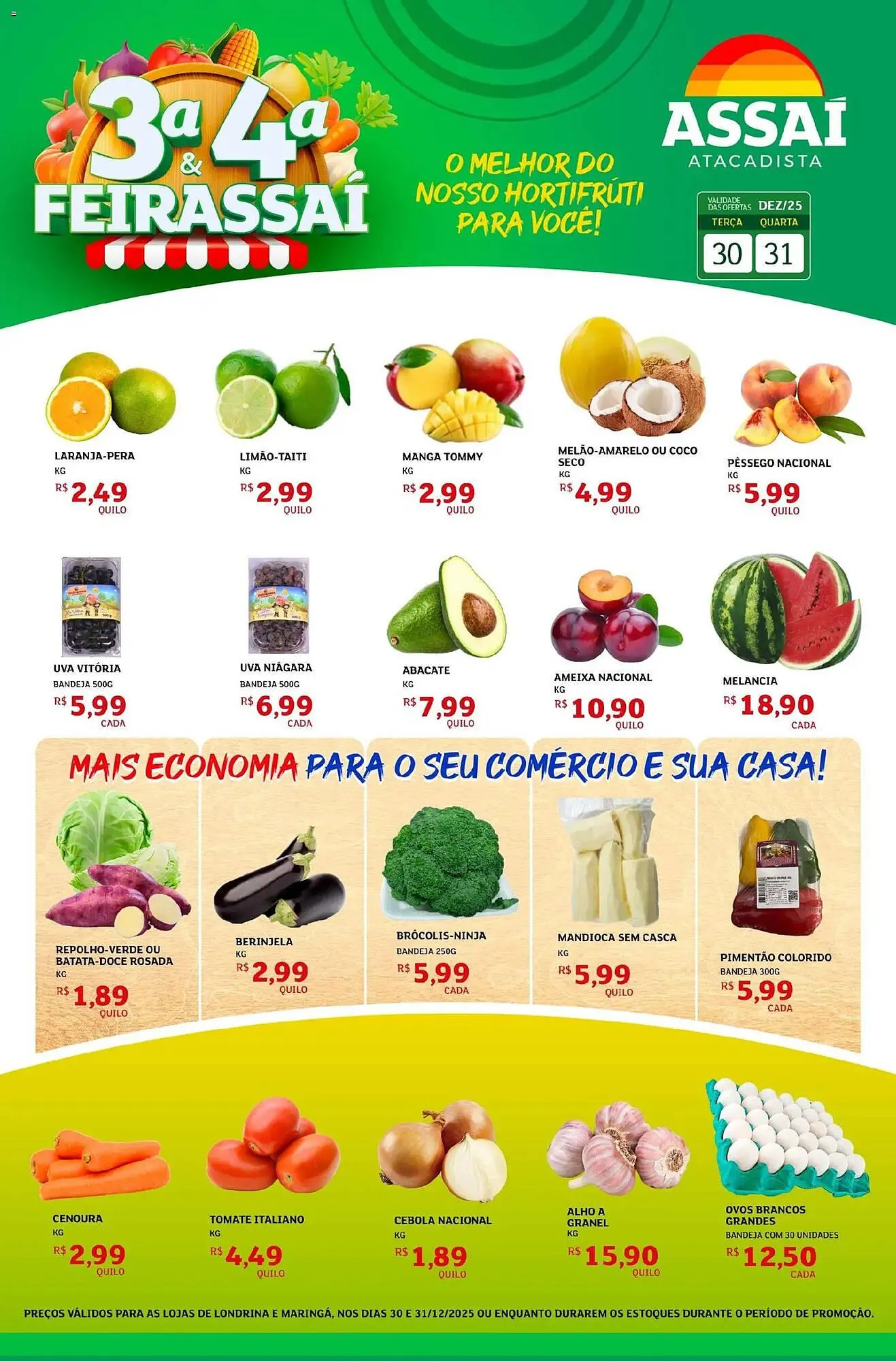Encarte de Encarte Assaí Atacadista 30 de dezembro até 31 de dezembro 2025 - Pagina 1