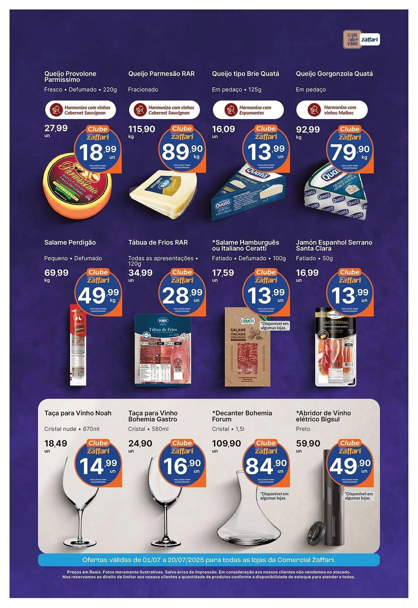 Encarte de Catálogo Comercial Zaffari 1 de julho até 20 de julho 2025 - Pagina 8