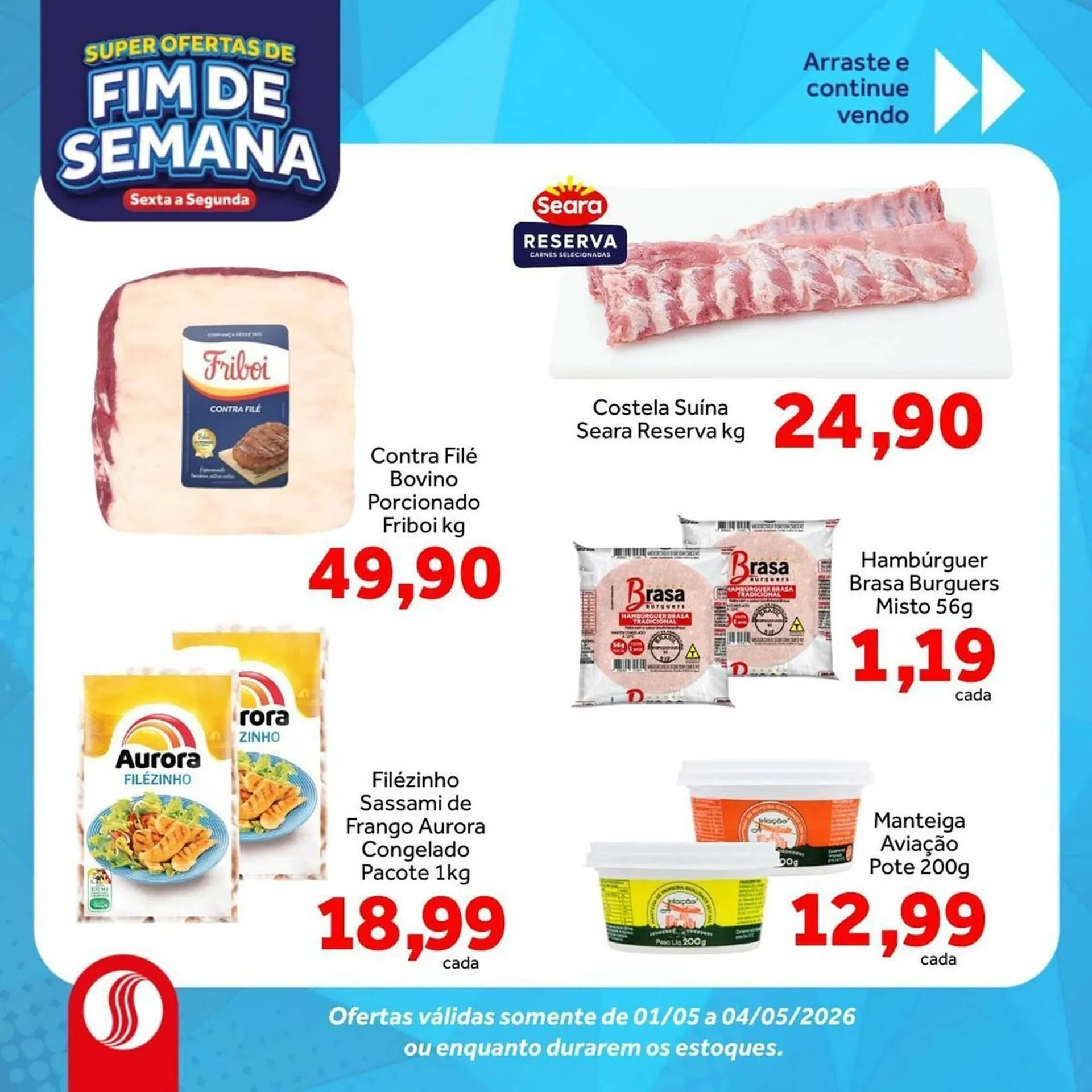Encarte de Folheto Shibata Supermercados 1 de maio até 4 de maio 2026 - Pagina 3
