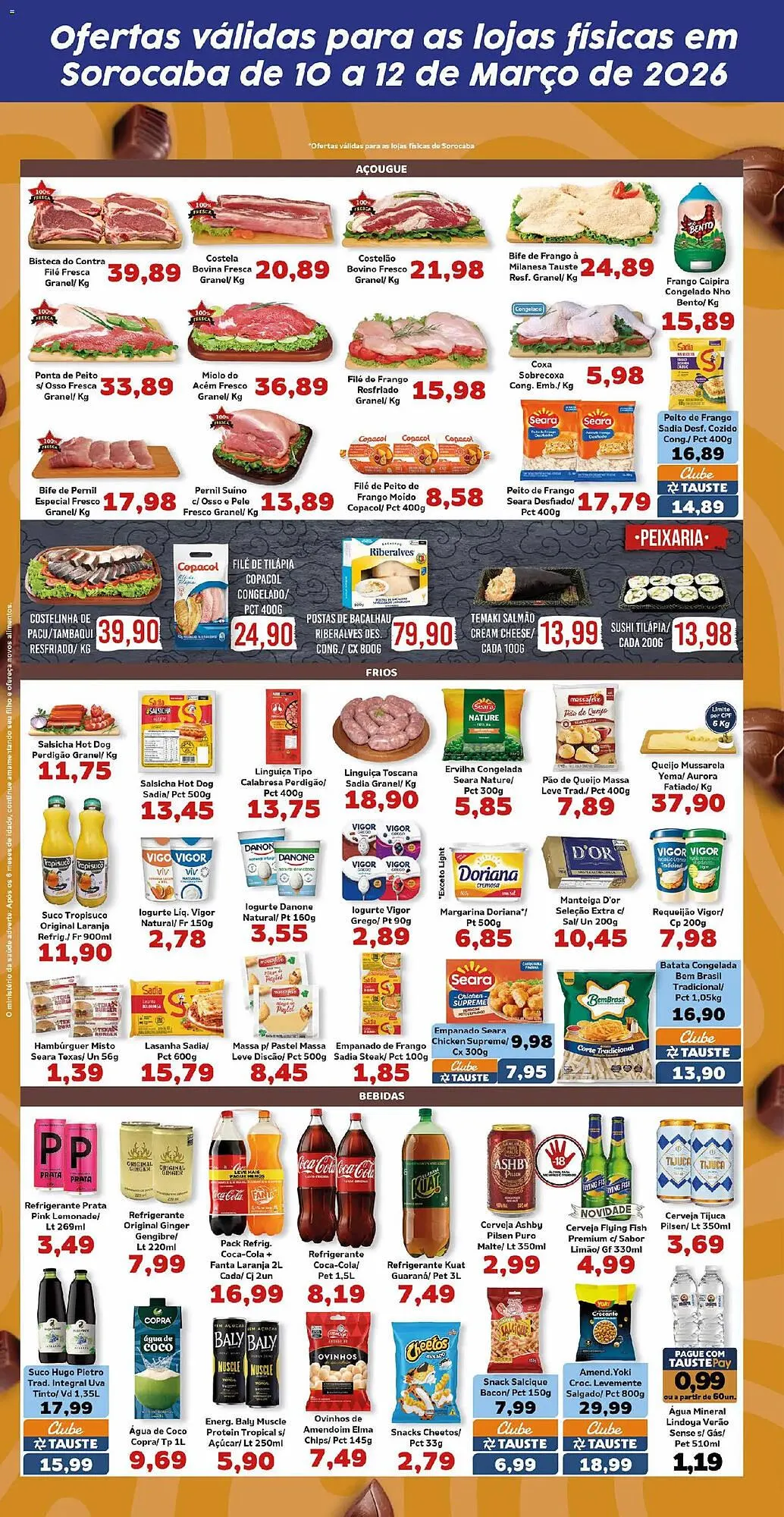 Encarte de Catálogo Supermercados Tauste 10 de março até 13 de março 2026 - Pagina 4