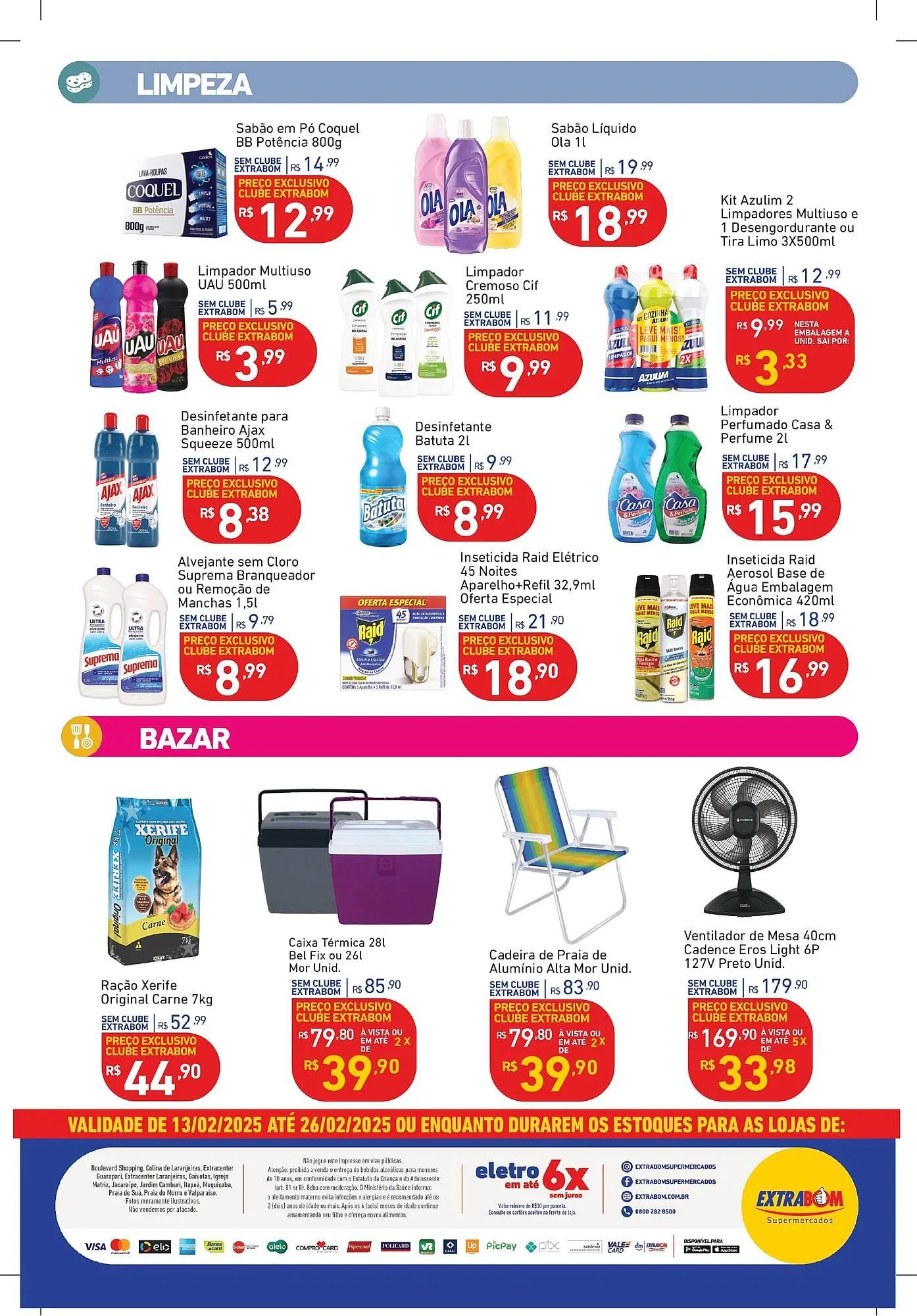 Encarte de Catálogo Extrabom Supermercados 12 de fevereiro até 26 de fevereiro 2025 - Pagina 9
