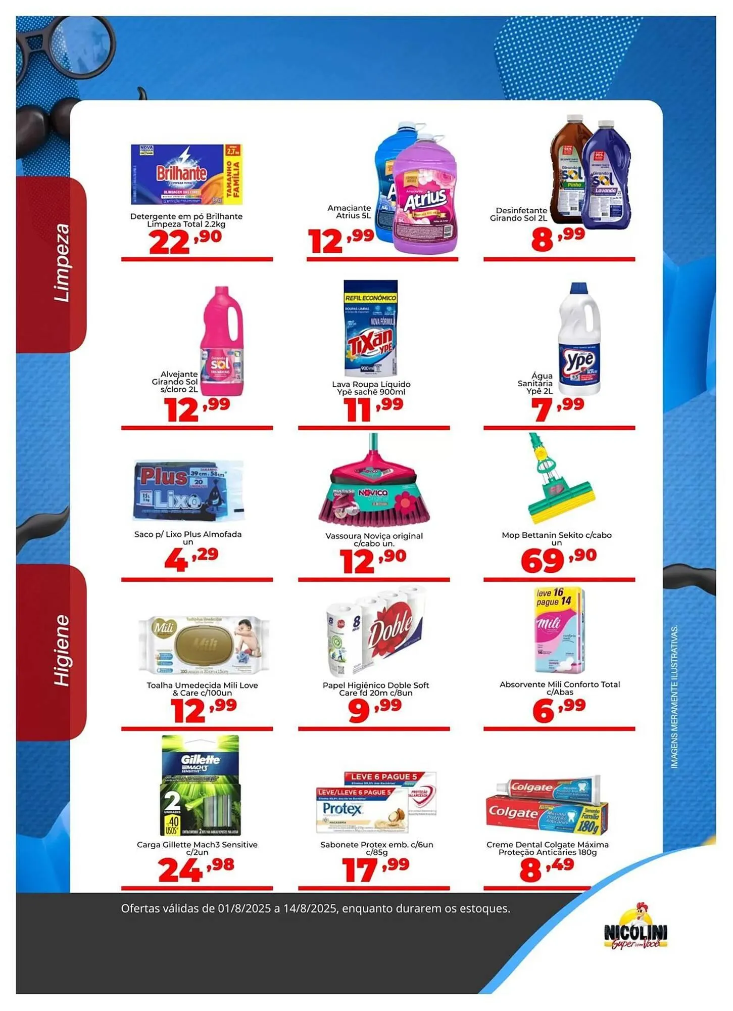 Encarte de Catálogo Super Nicolini 1 de agosto até 14 de agosto 2025 - Pagina 7