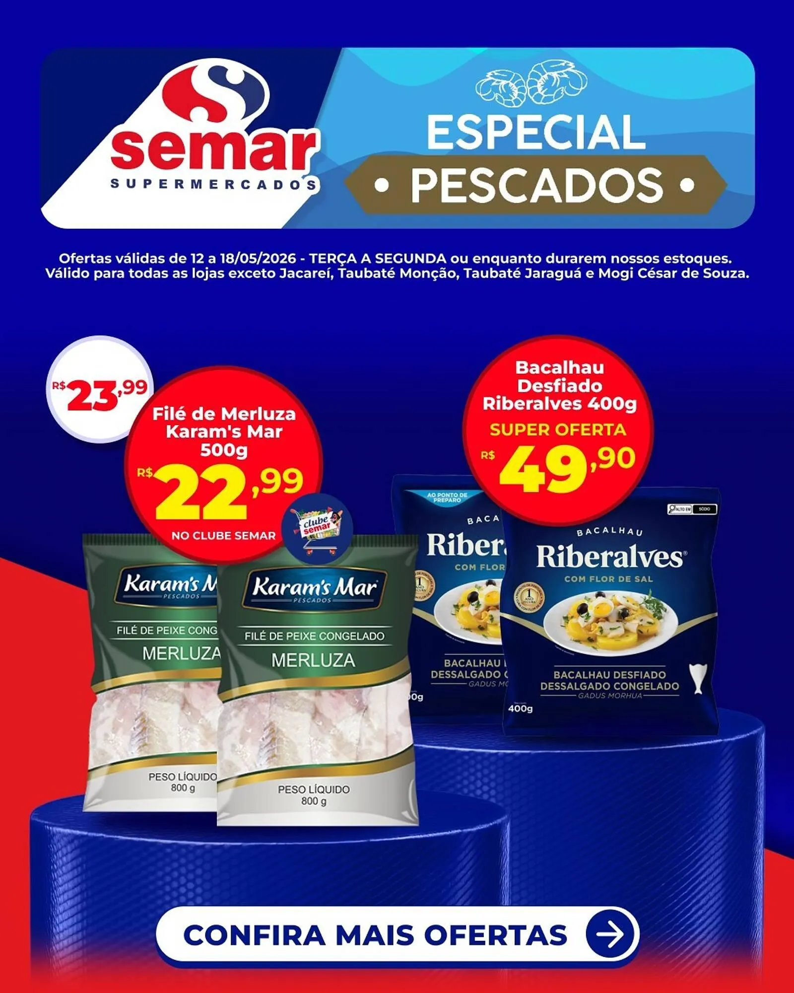Encarte de Folheto Semar Supermercado 12 de maio até 18 de maio 2026 - Pagina 1