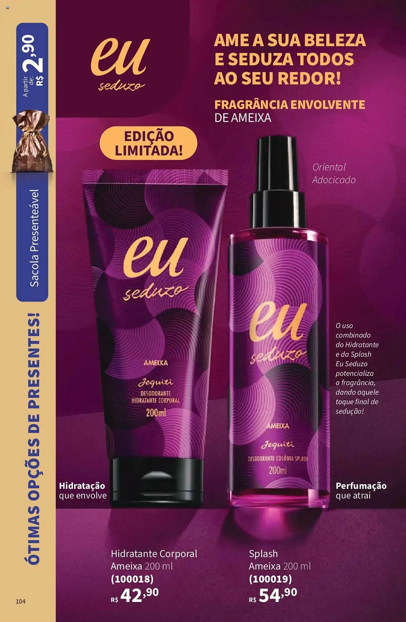 Encarte de Catálogo Jequiti 19 de junho até 17 de julho 2025 - Pagina 104