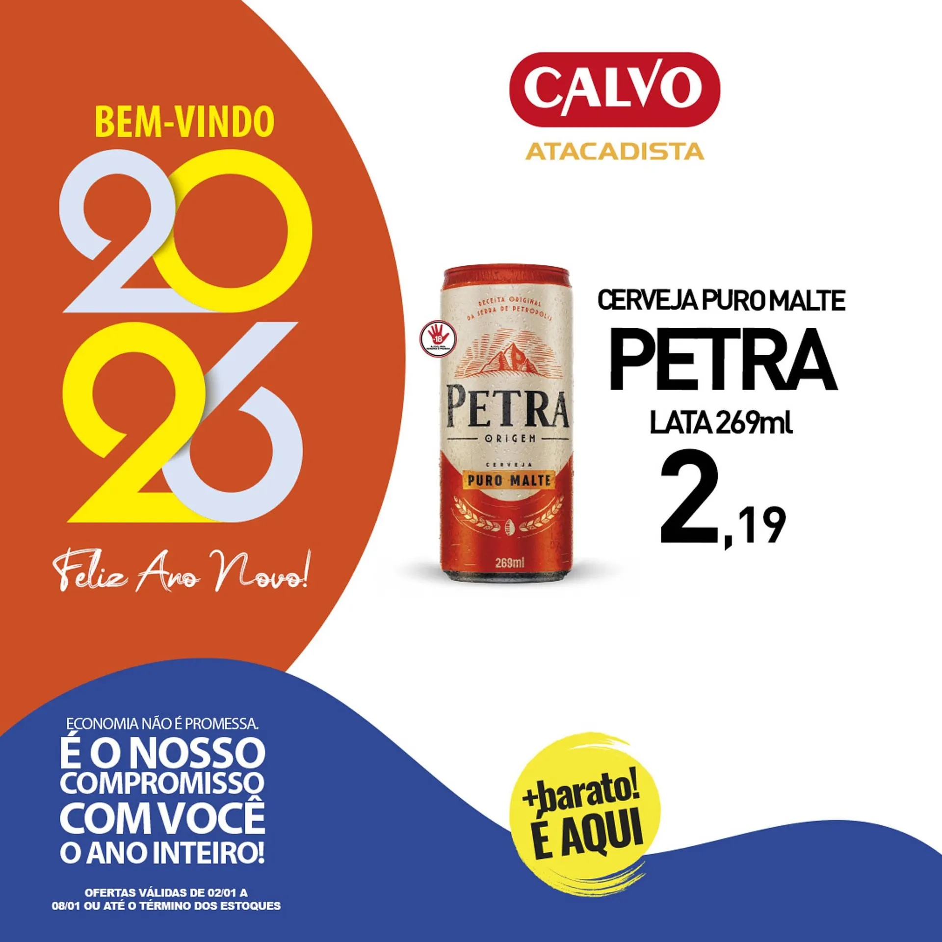 Encarte de Folheto Calvo Atacadista 2 de janeiro até 8 de janeiro 2026 - Pagina 2