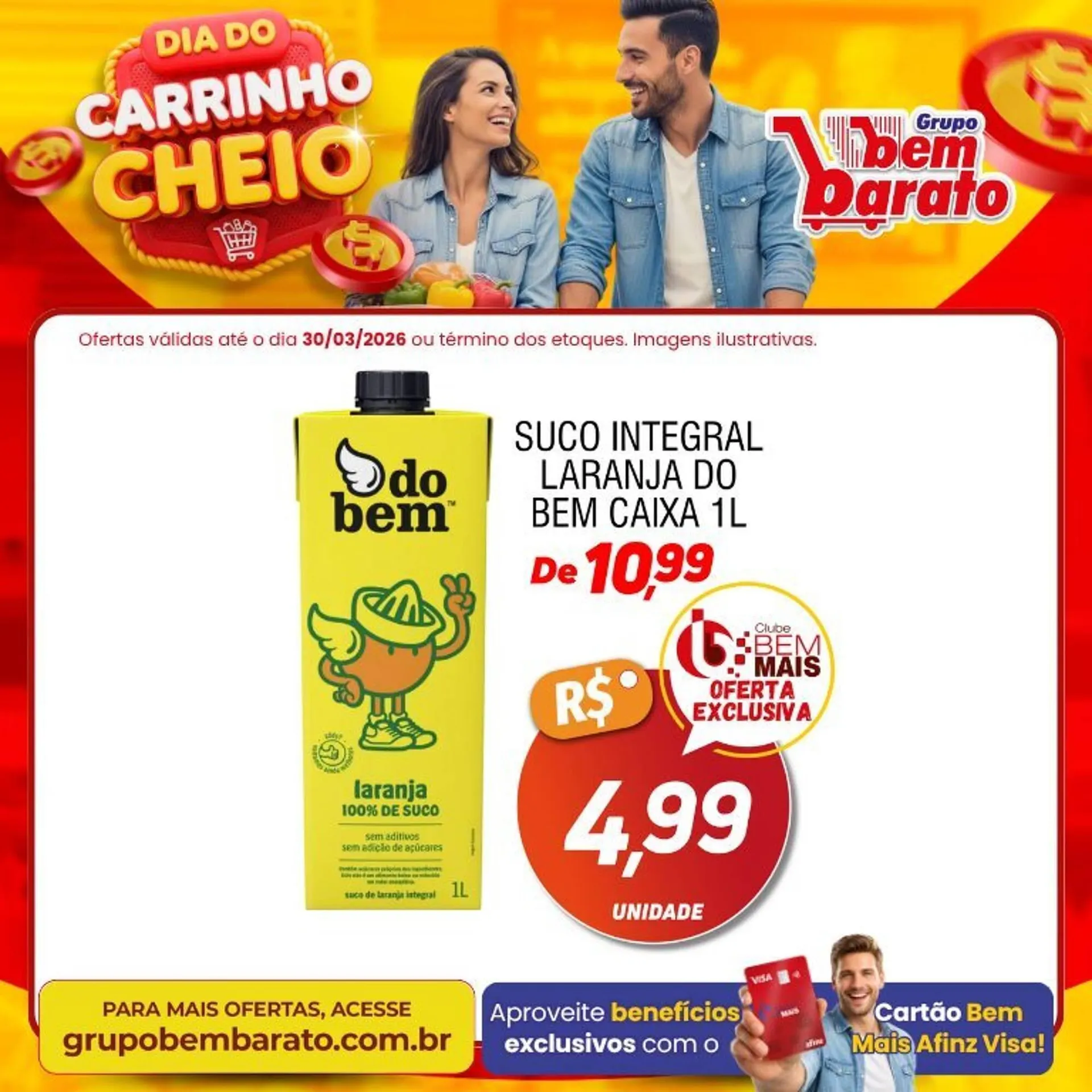 Encarte de Catálogo Supermercado Bem Barato 25 de março até 30 de março 2026 - Pagina 4