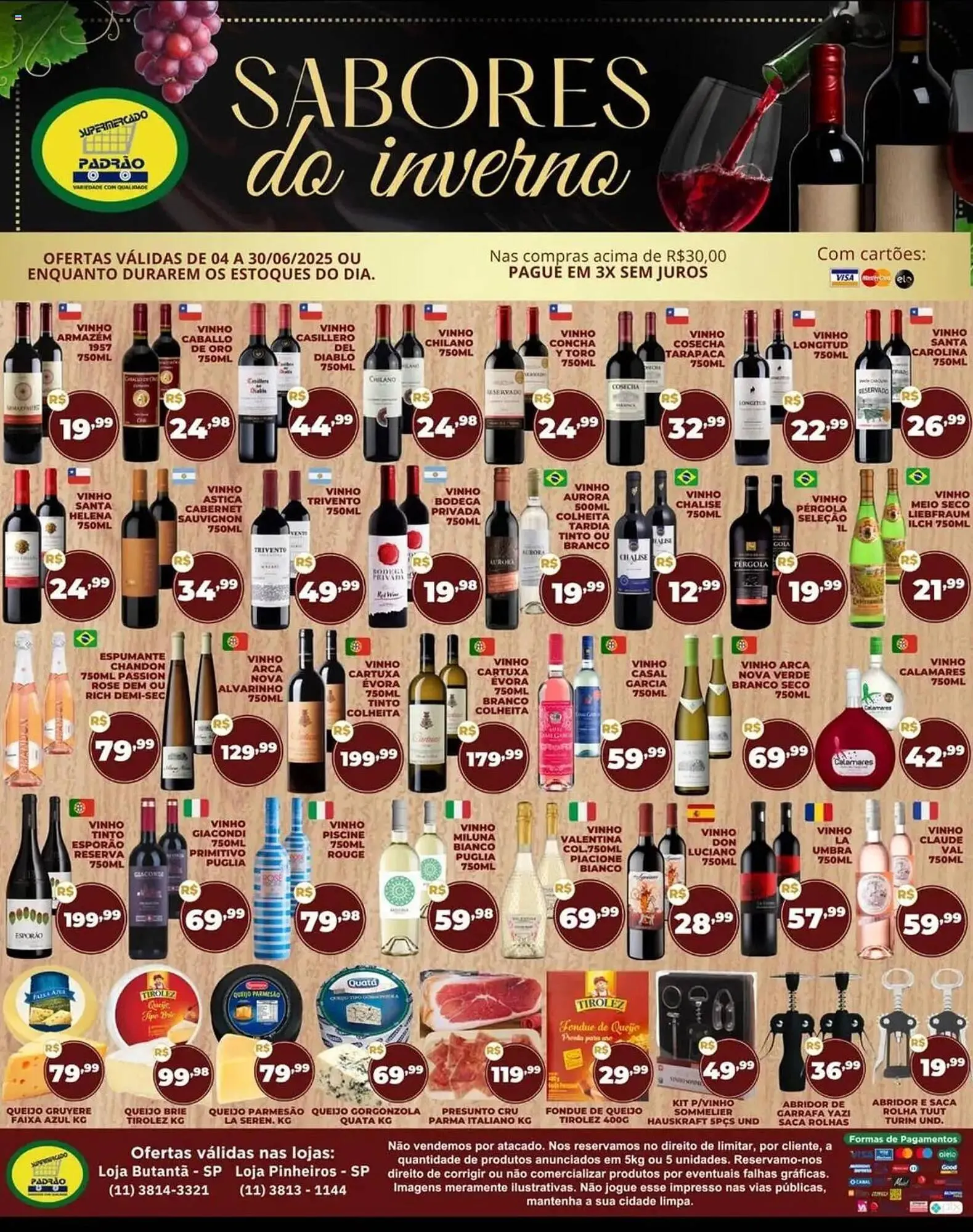 Encarte de Catálogo Supermercado Padrão 4 de junho até 1 de julho 2025 - Pagina 1