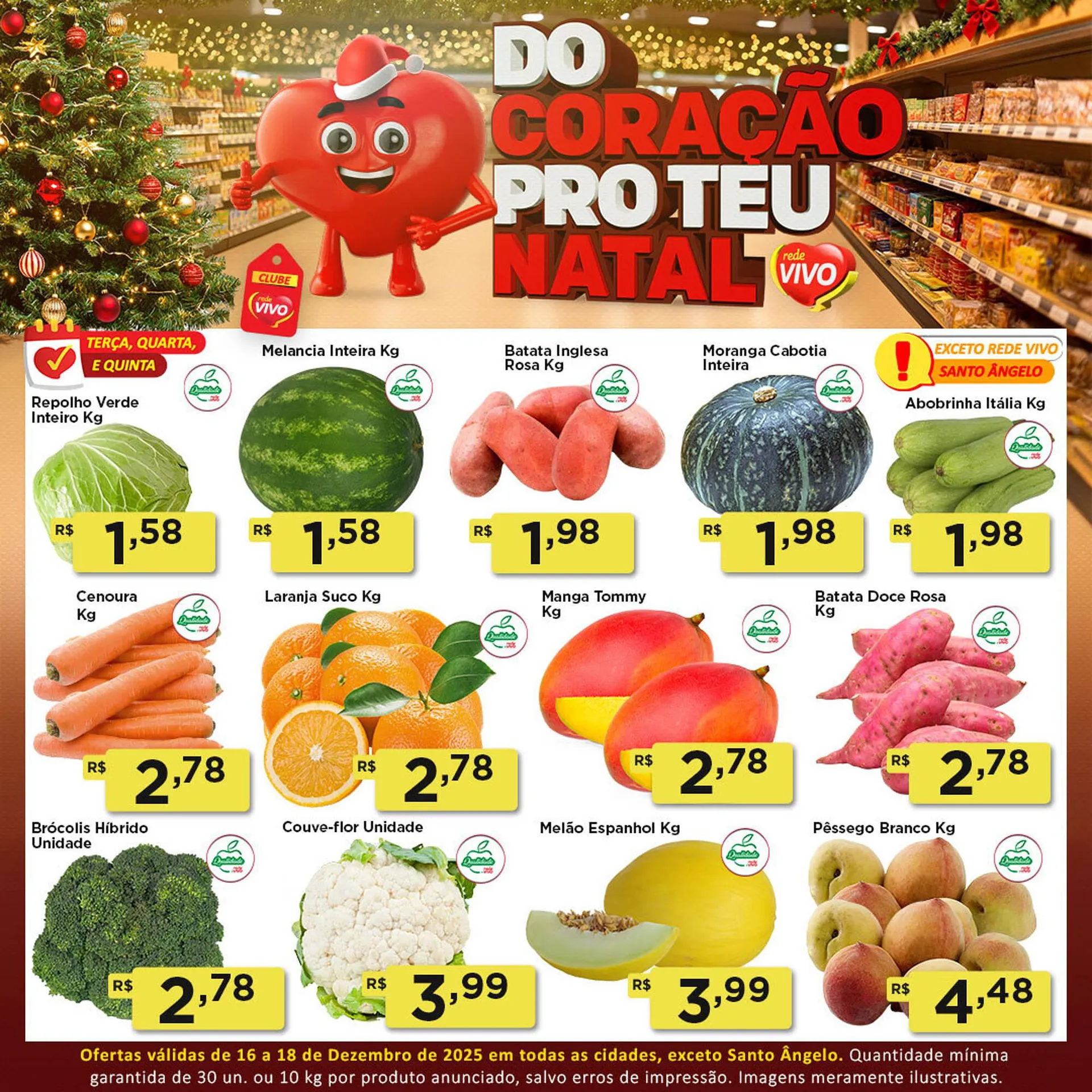 Encarte de Encarte Rede Vivo 16 de dezembro até 18 de dezembro 2025 - Pagina 1