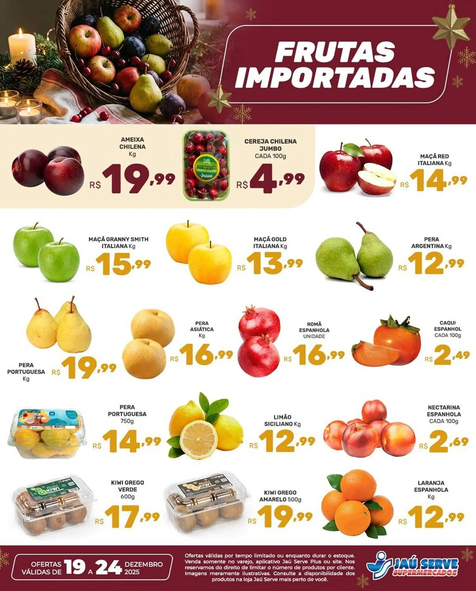 Encarte de Catálogo Supermercados Jau Serve 22 de dezembro até 24 de dezembro 2025 - Pagina 1