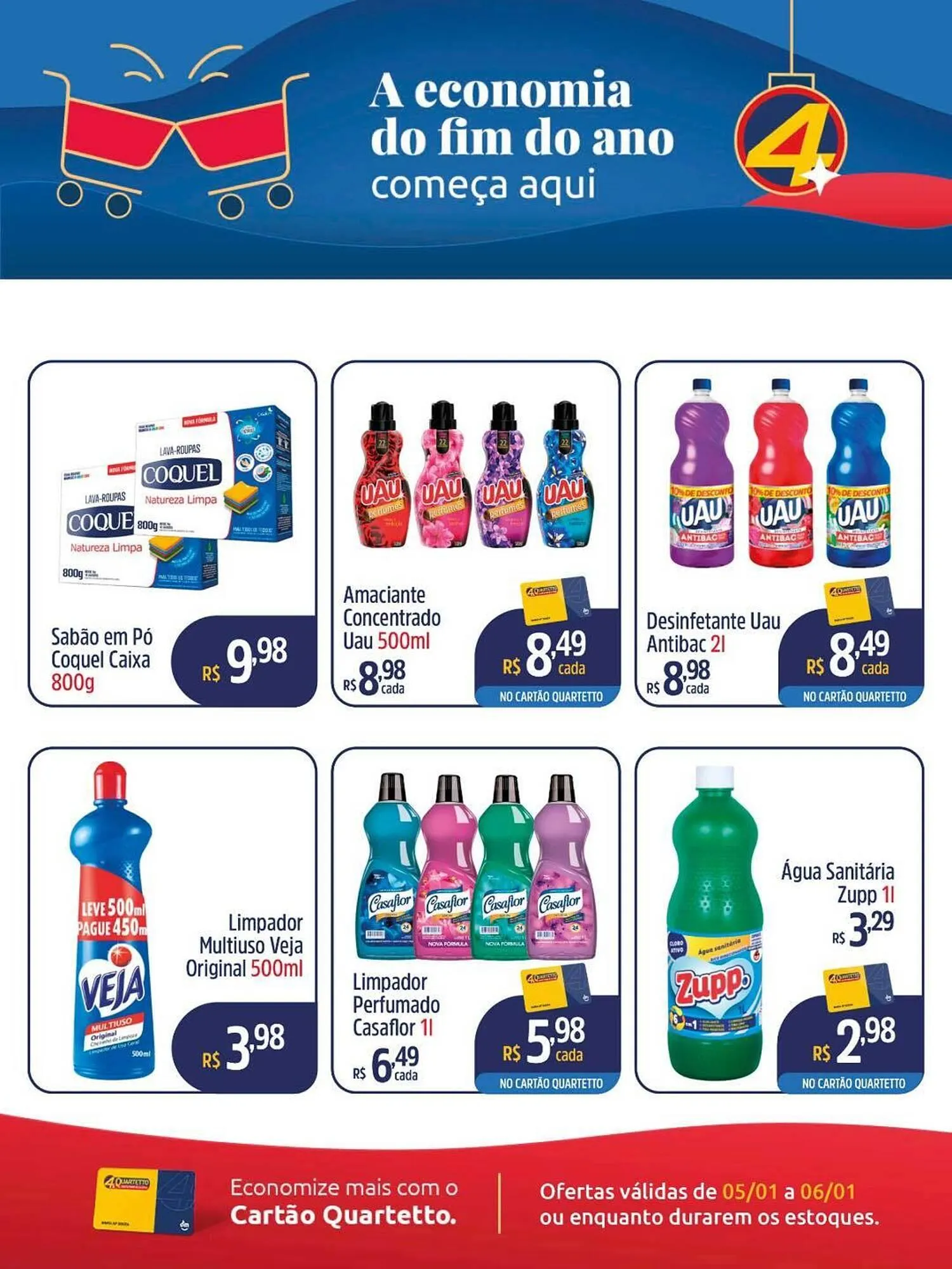 Encarte de Catálogo Quartetto Supermercados 5 de janeiro até 6 de janeiro 2026 - Pagina 4