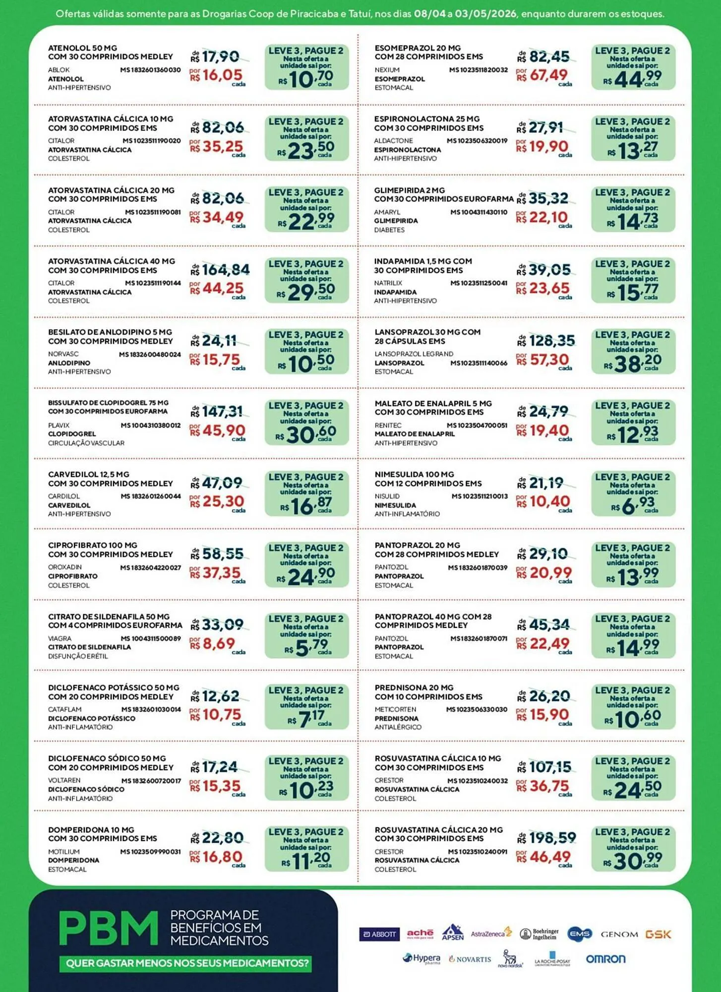 Encarte de Catálogo Drogaria Coop 8 de abril até 3 de maio 2026 - Pagina 2