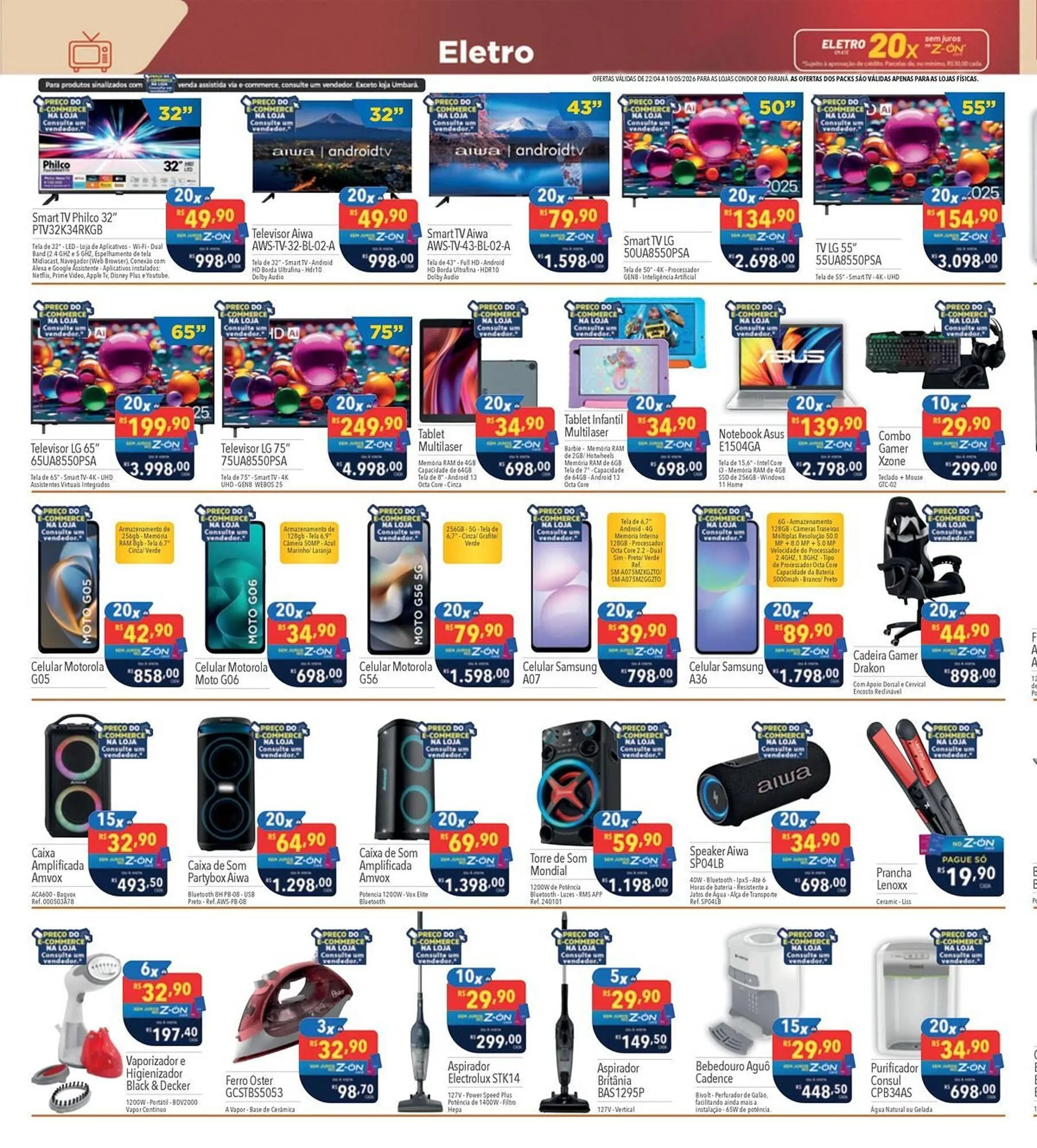 Encarte de Catálogo Supermercados Condor 22 de abril até 10 de maio 2026 - Pagina 30