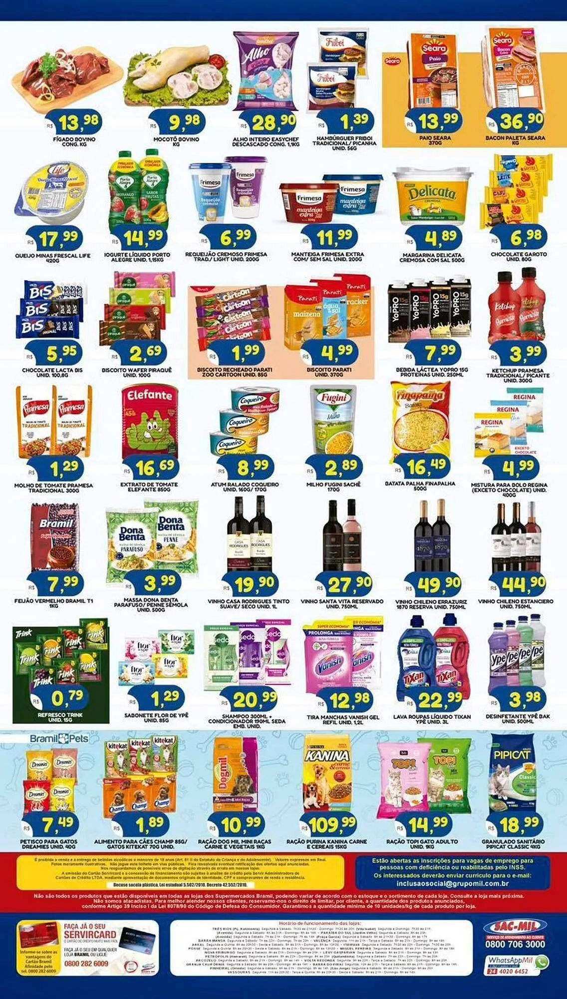 Encarte de Catálogo Bramil Supermercados 18 de agosto até 21 de agosto 2025 - Pagina 2