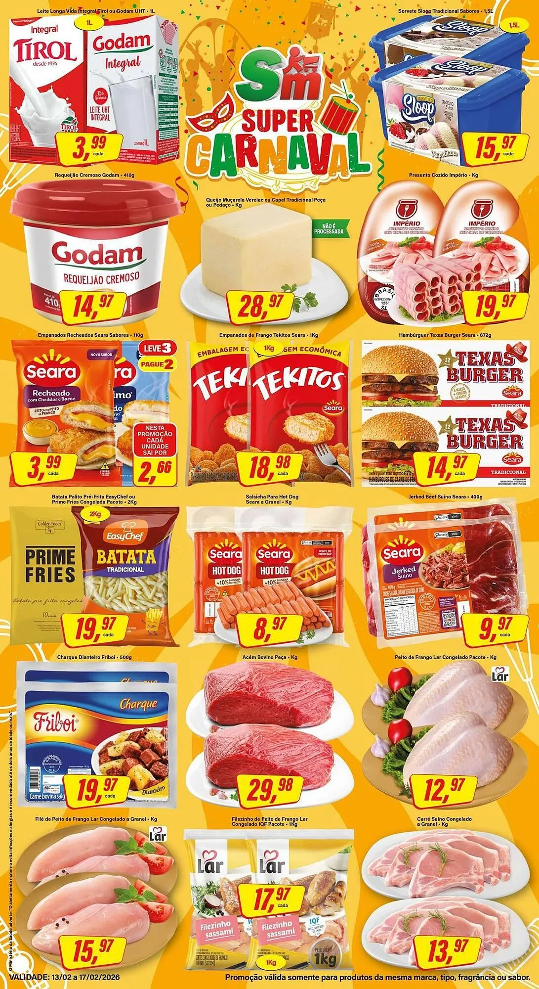 Encarte de Encarte Rede Supermarket 13 de fevereiro até 17 de fevereiro 2026 - Pagina 3