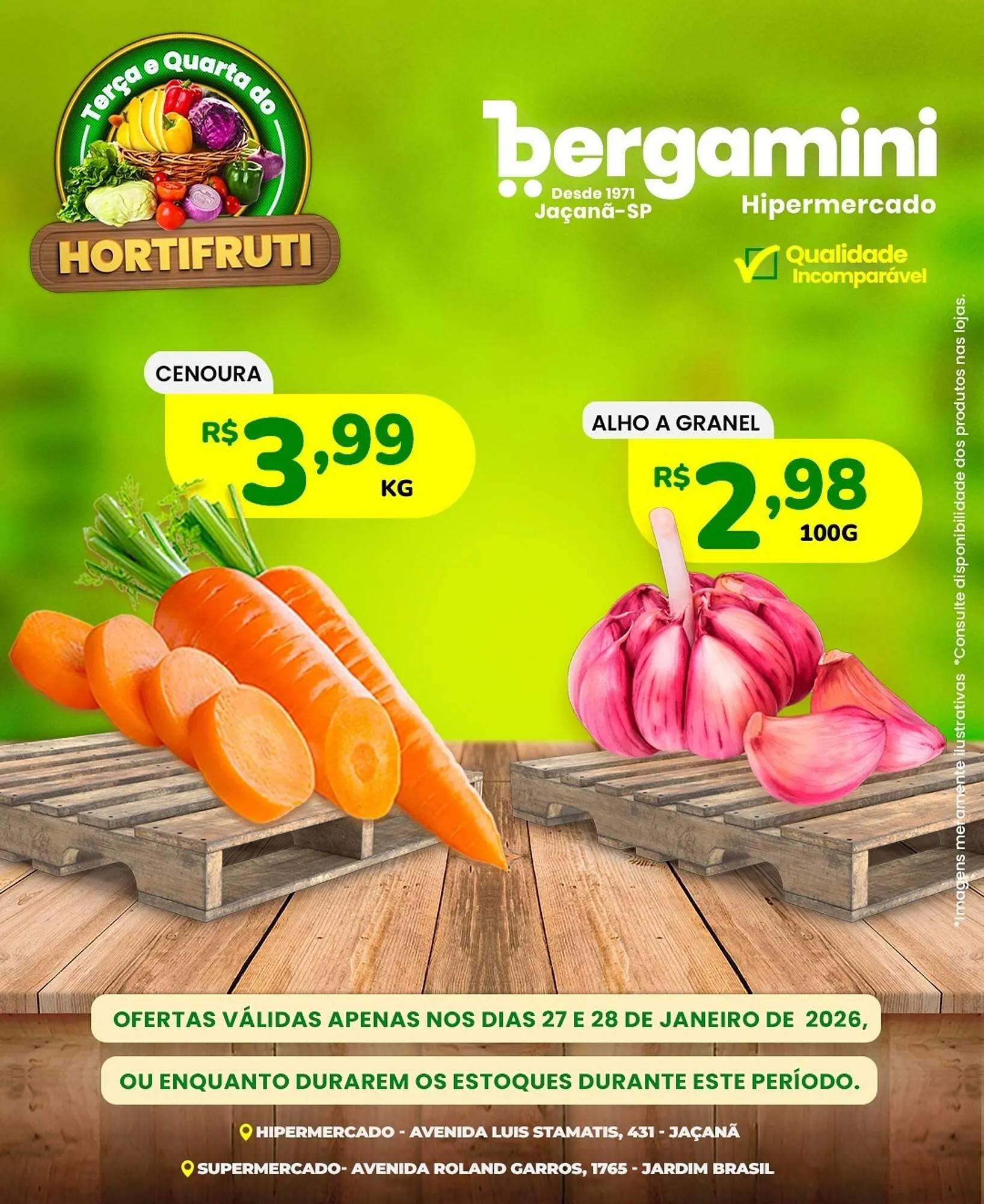 Encarte de Catálogo Supermercado Bergamini 27 de janeiro até 28 de janeiro 2026 - Pagina 3