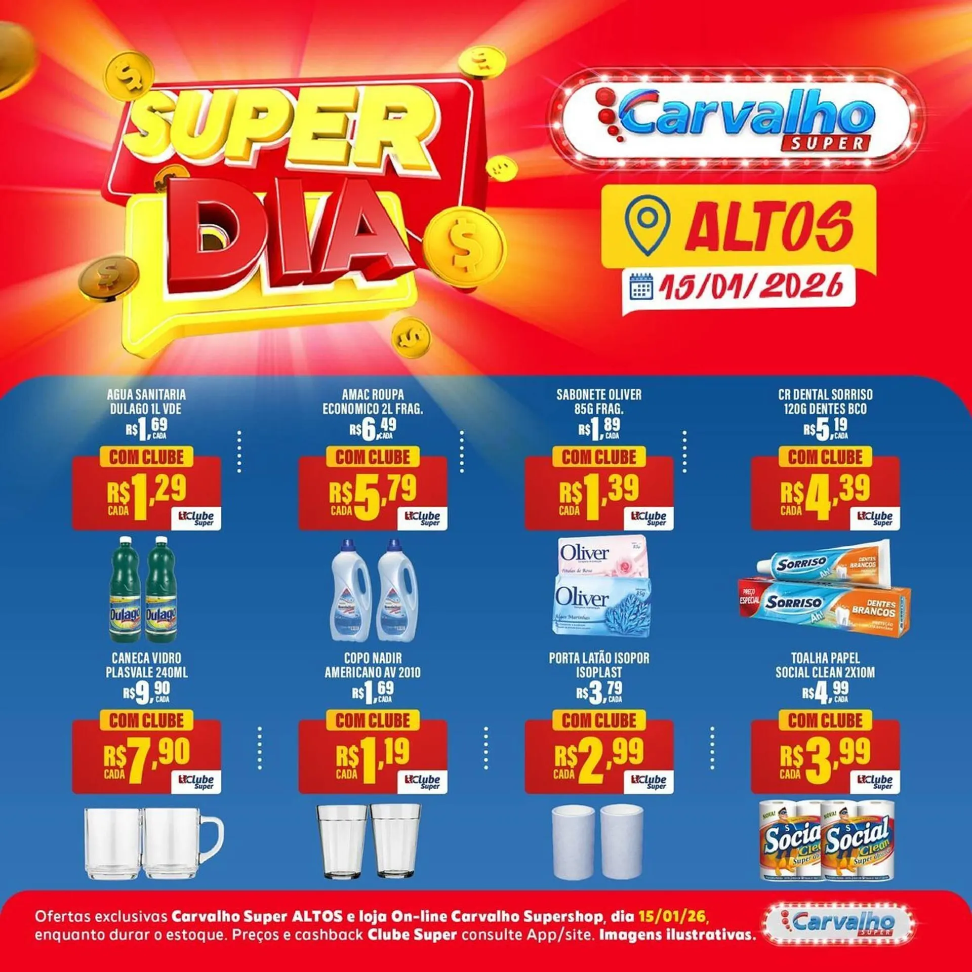 Encarte de Catálogo Carvalho Supermercado 15 de janeiro até 15 de janeiro 2026 - Pagina 2