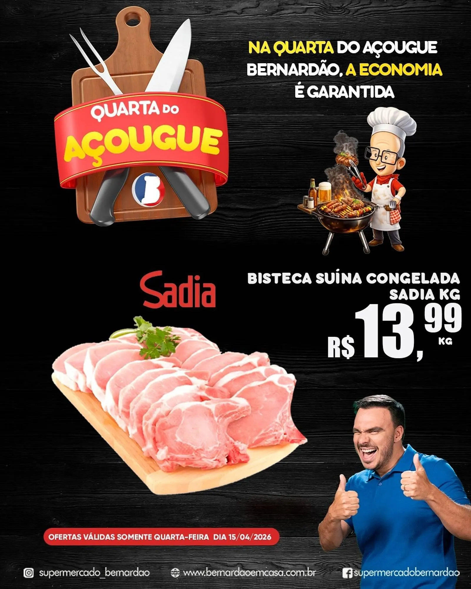 Encarte de Catálogo Supermercado Bernardão 15 de abril até 15 de abril 2026 - Pagina 2