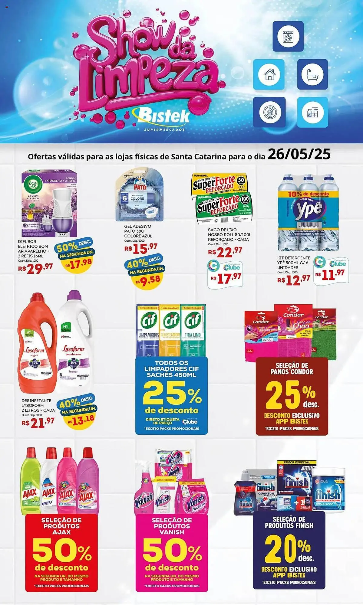 Encarte de Catálogo Bistek Supermercados 26 de maio até 27 de maio 2025 - Pagina 12