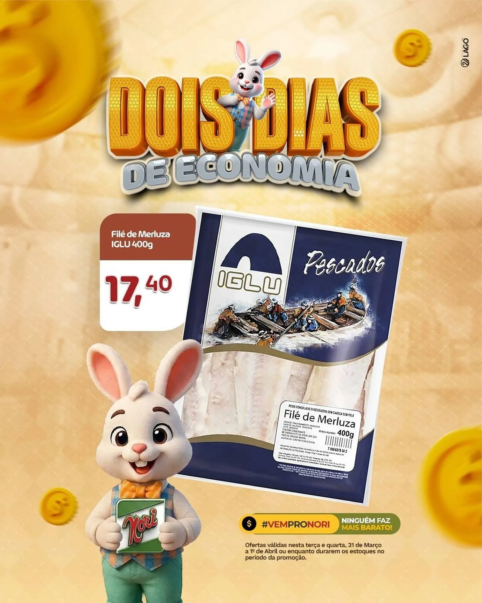 Encarte de Catálogo Supermercados Nori 31 de março até 1 de abril 2026 - Pagina 3