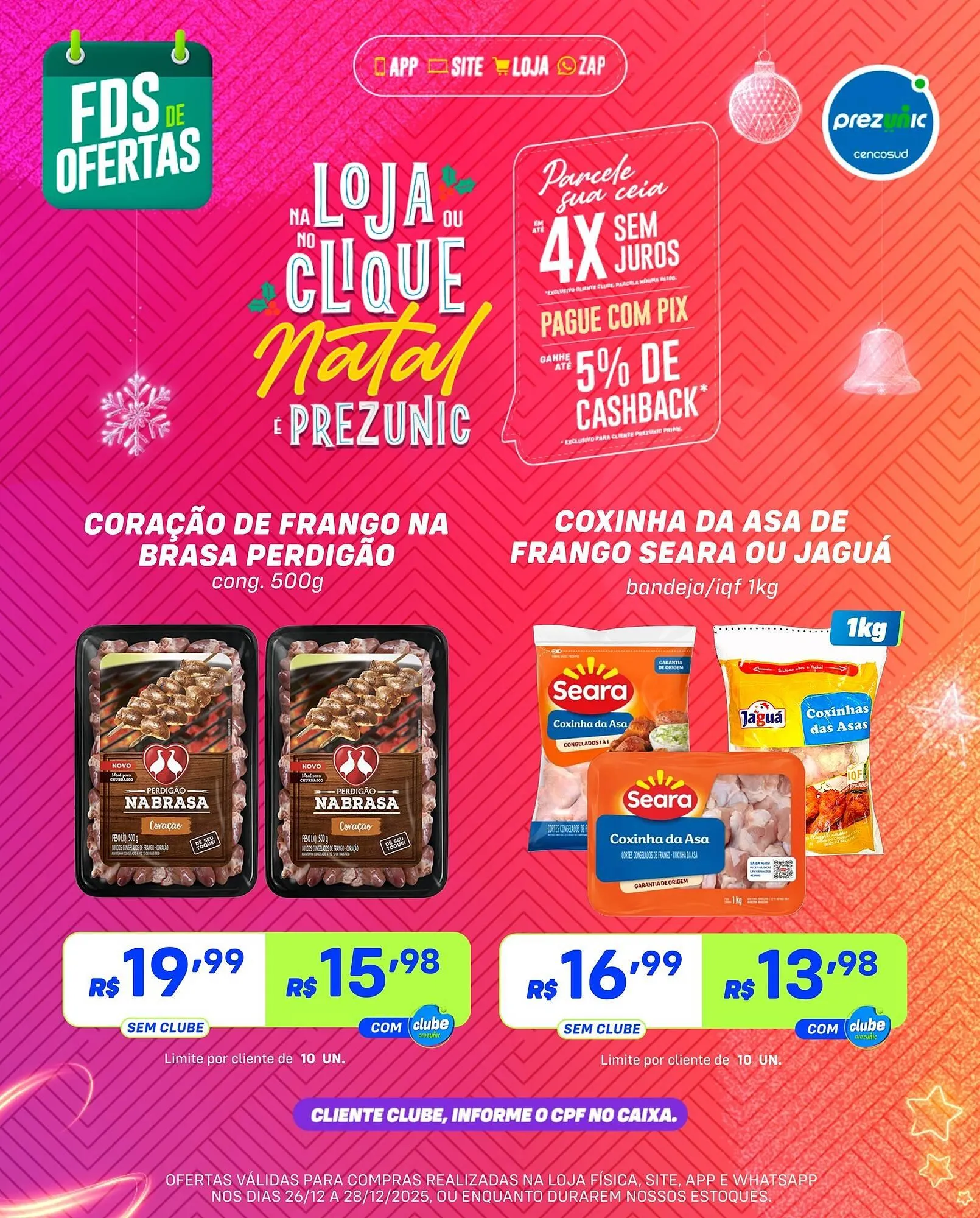 Encarte de Encarte Prezunic 26 de dezembro até 28 de dezembro 2025 - Pagina 3