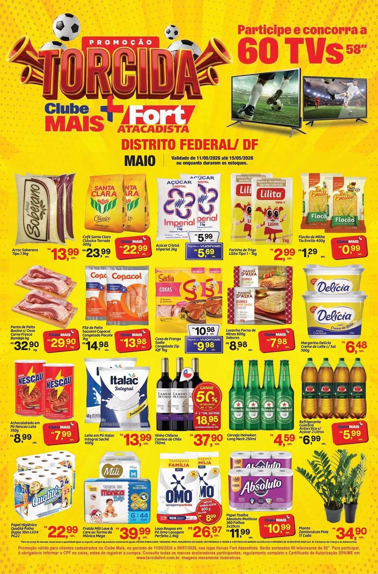 Encarte de Tabloide Fort Atacadista 11 de maio até 15 de maio 2026 - Pagina 1