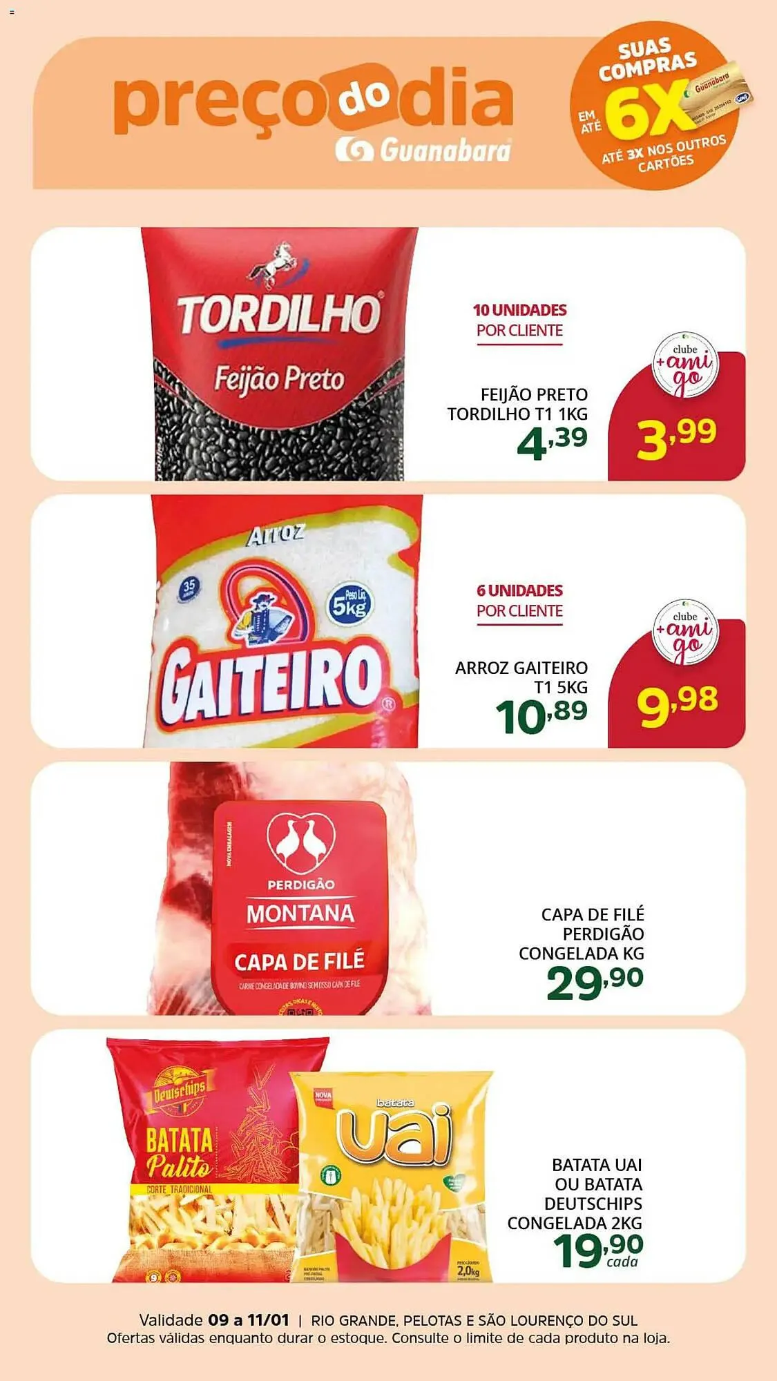 Encarte de Encarte Supermercados Guanabara 9 de janeiro até 11 de janeiro 2026 - Pagina 3