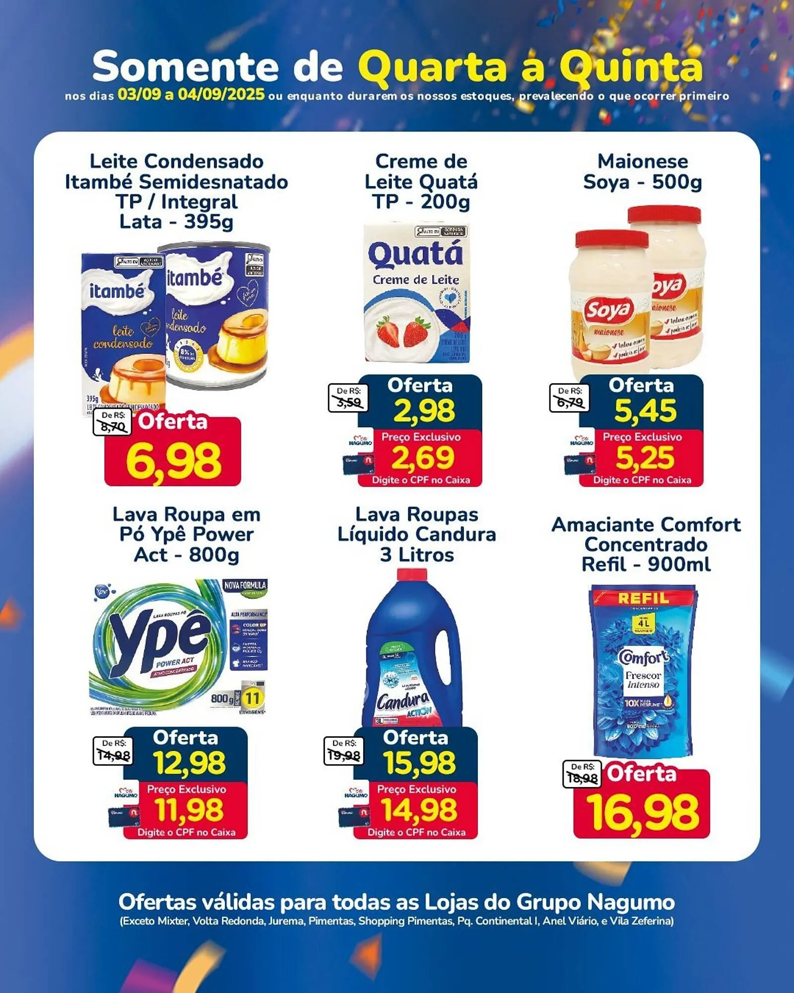 Encarte de Folheto Nagumo 3 de setembro até 4 de setembro 2025 - Pagina 2