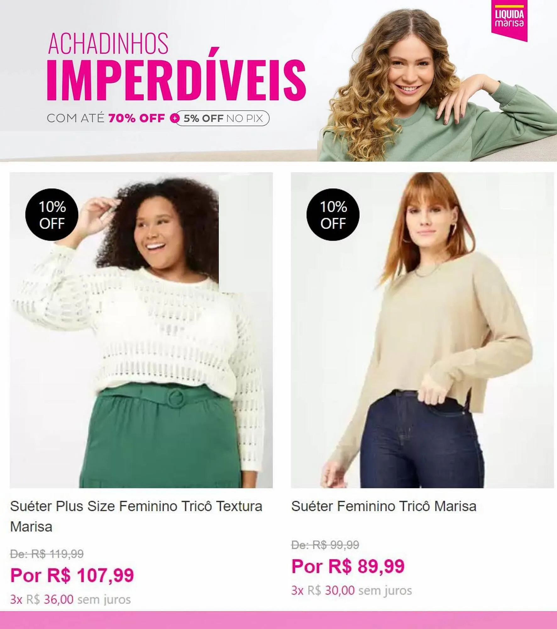 Encarte de Catálogo Marisa 15 de julho até 15 de agosto 2023 - Pagina 6