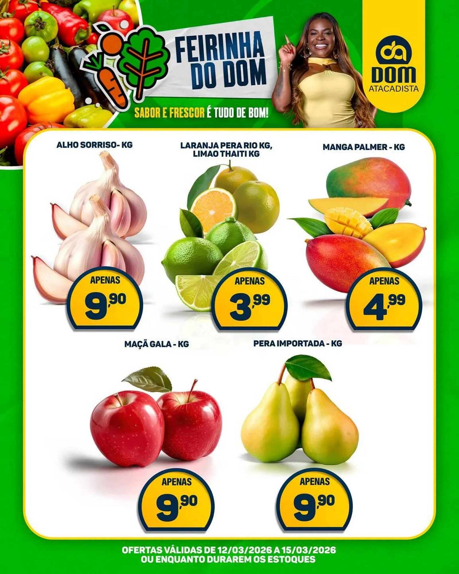 Encarte de Encarte Dom Atacadista 12 de março até 15 de março 2026 - Pagina 1