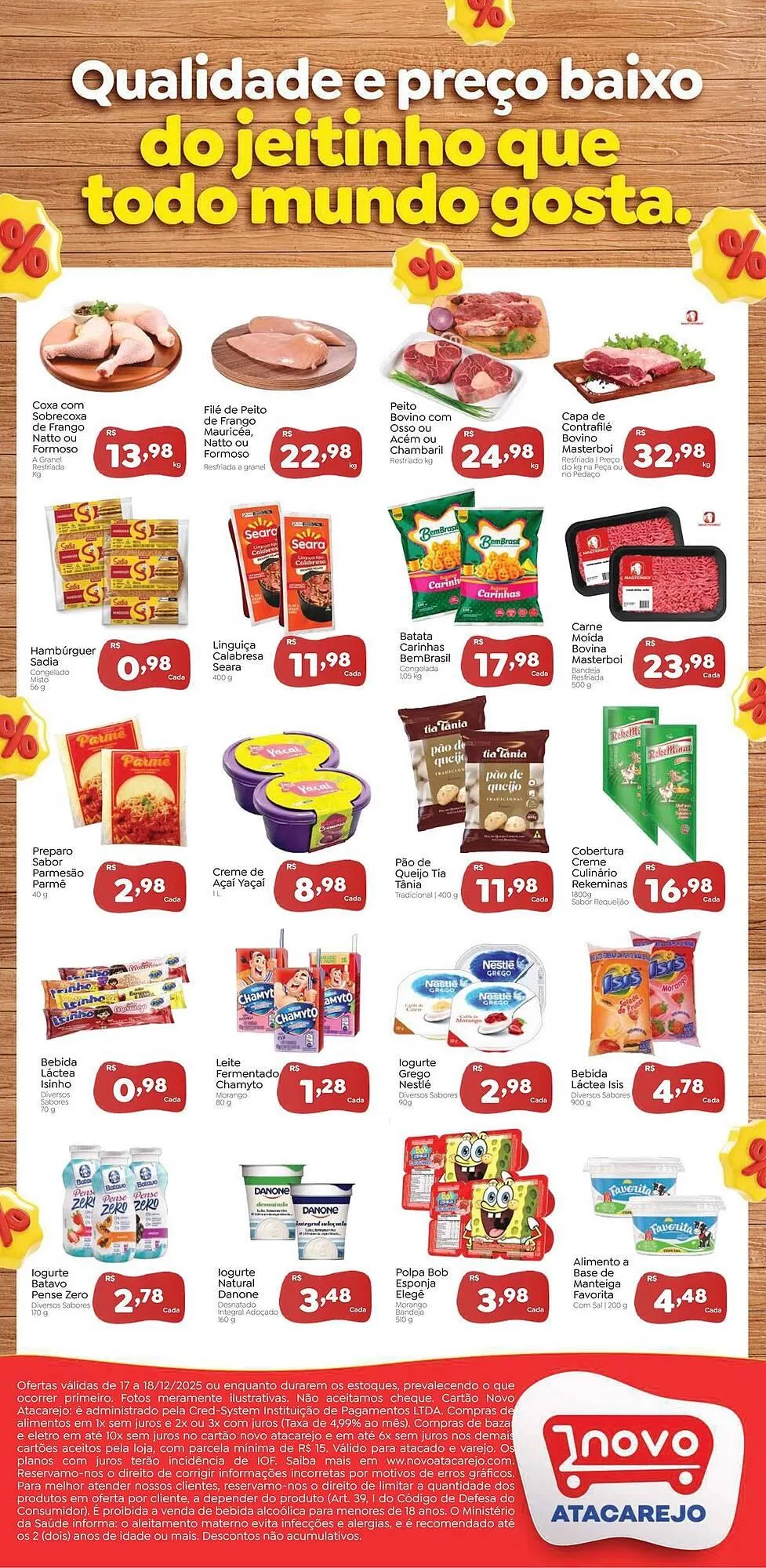 Encarte de Folheto Novo Atacarejo 17 de dezembro até 18 de dezembro 2025 - Pagina 2