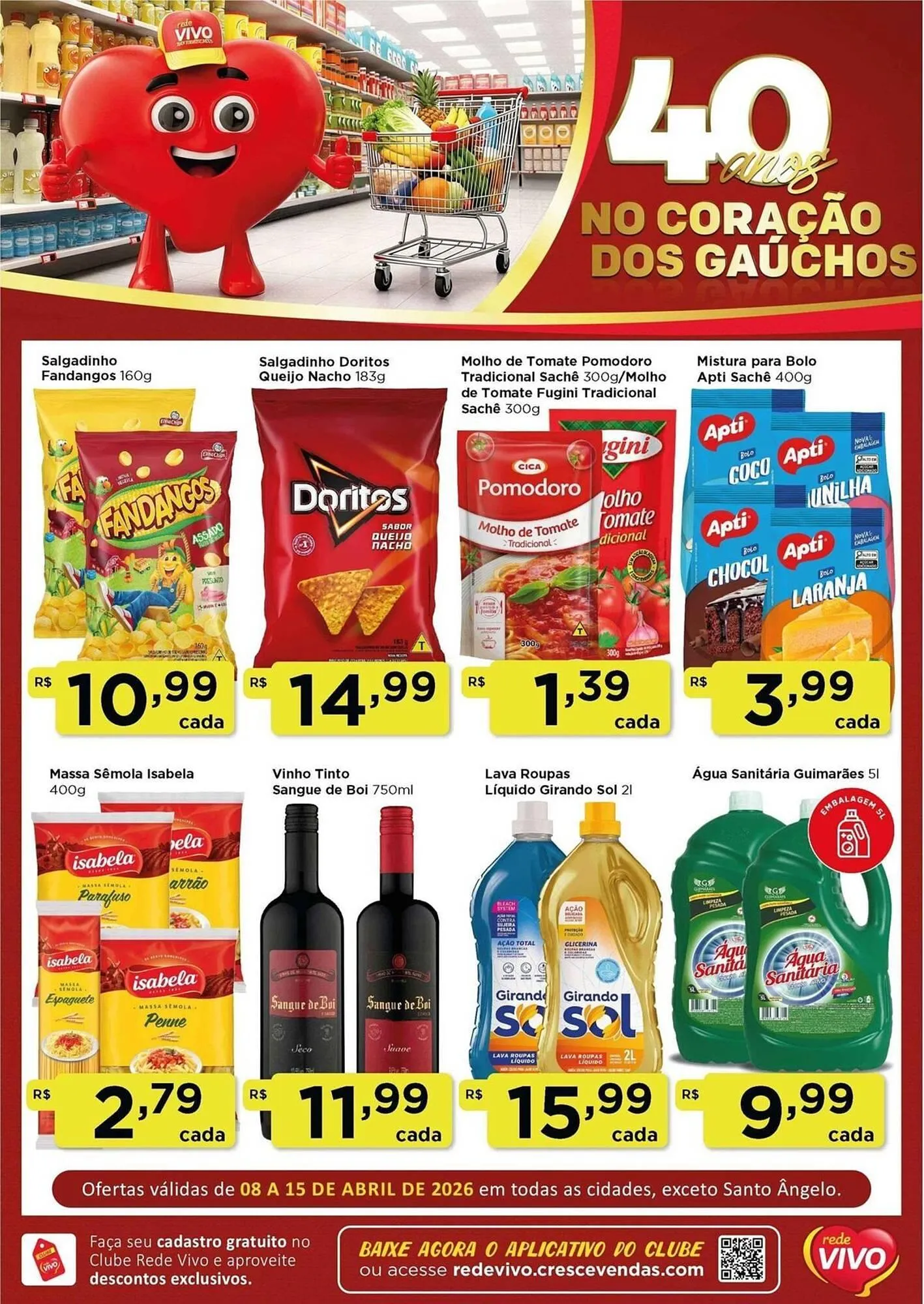 Encarte de Encarte Rede Vivo 8 de abril até 15 de abril 2026 - Pagina 1