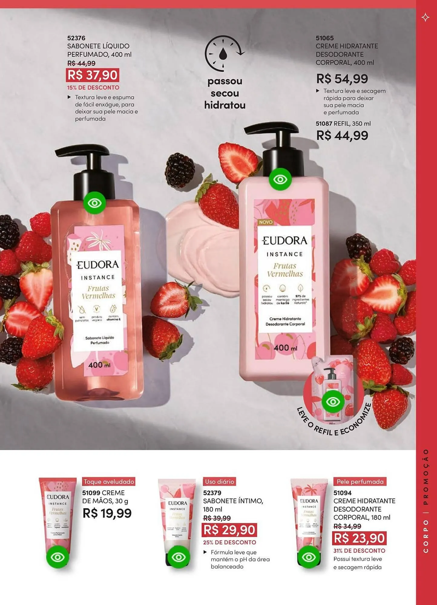 Encarte de Catálogo Eudora 4 de junho até 30 de junho 2025 - Pagina 69