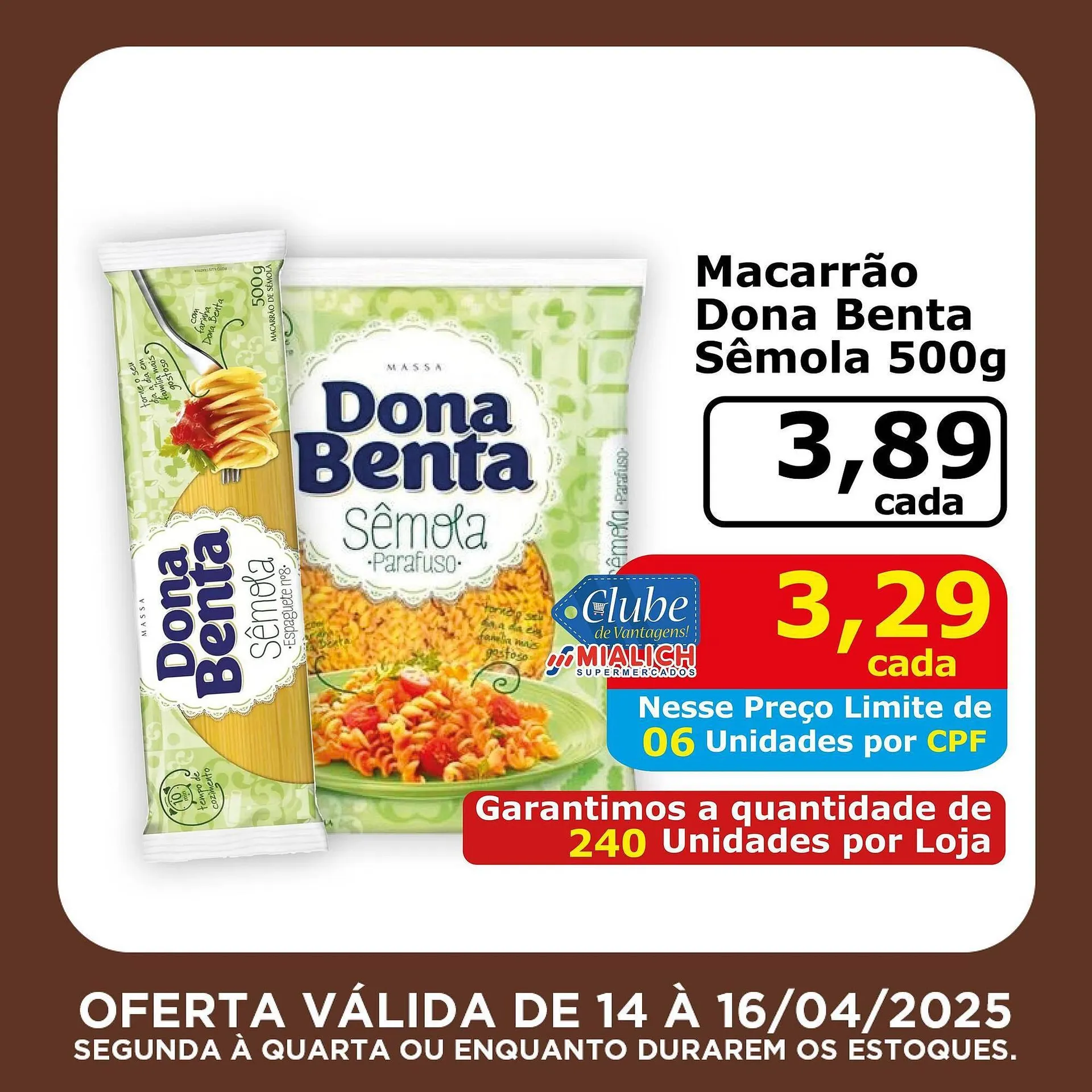 Encarte de Catálogo Mialich Supermercados 14 de abril até 16 de abril 2025 - Pagina 5