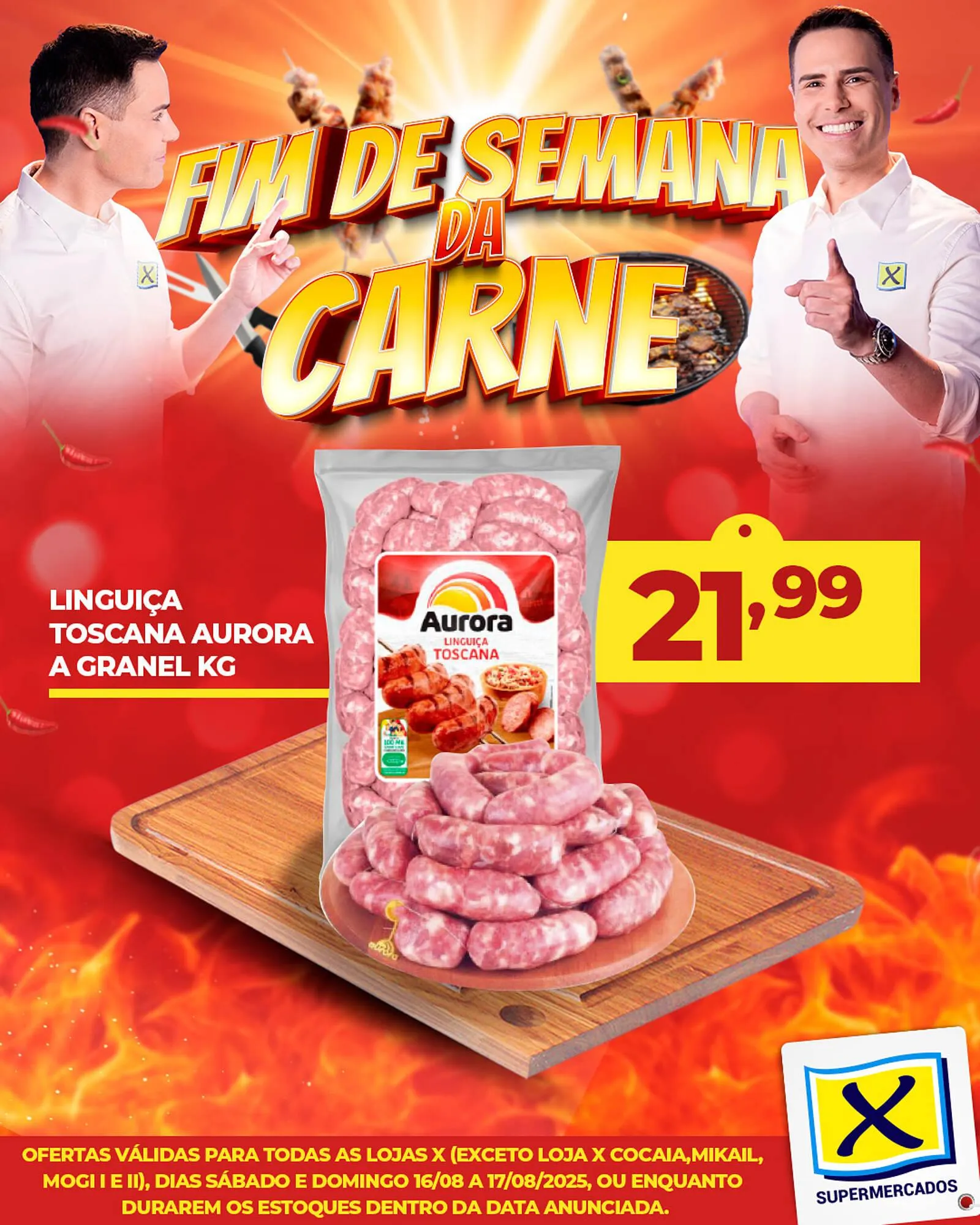 Encarte de Catálogo X Supermercados 16 de agosto até 17 de agosto 2025 - Pagina 2