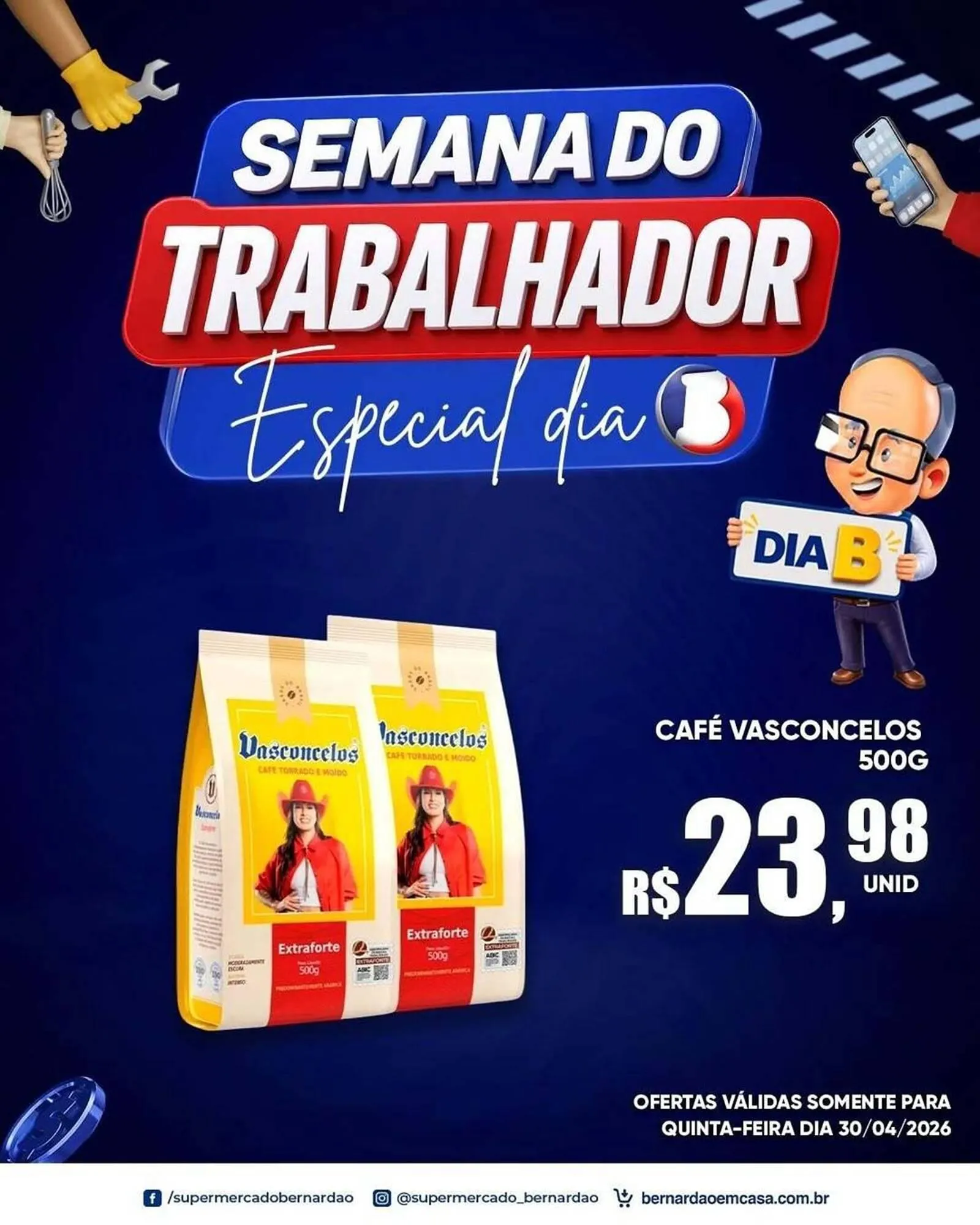 Encarte de Catálogo Supermercado Bernardão 30 de abril até 30 de abril 2026 - Pagina 9