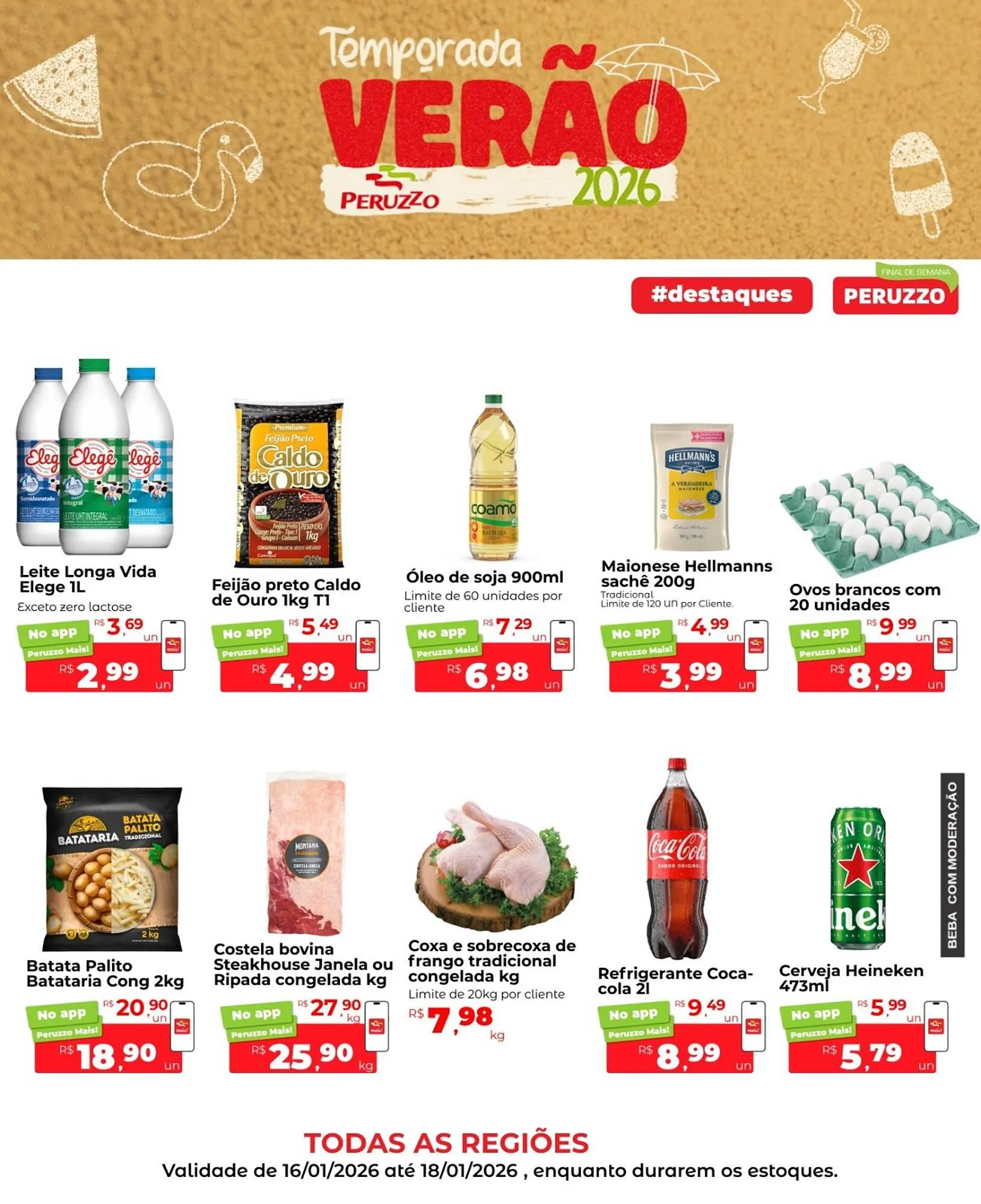 Encarte de Encarte Peruzzo 16 de janeiro até 18 de janeiro 2026 - Pagina 1