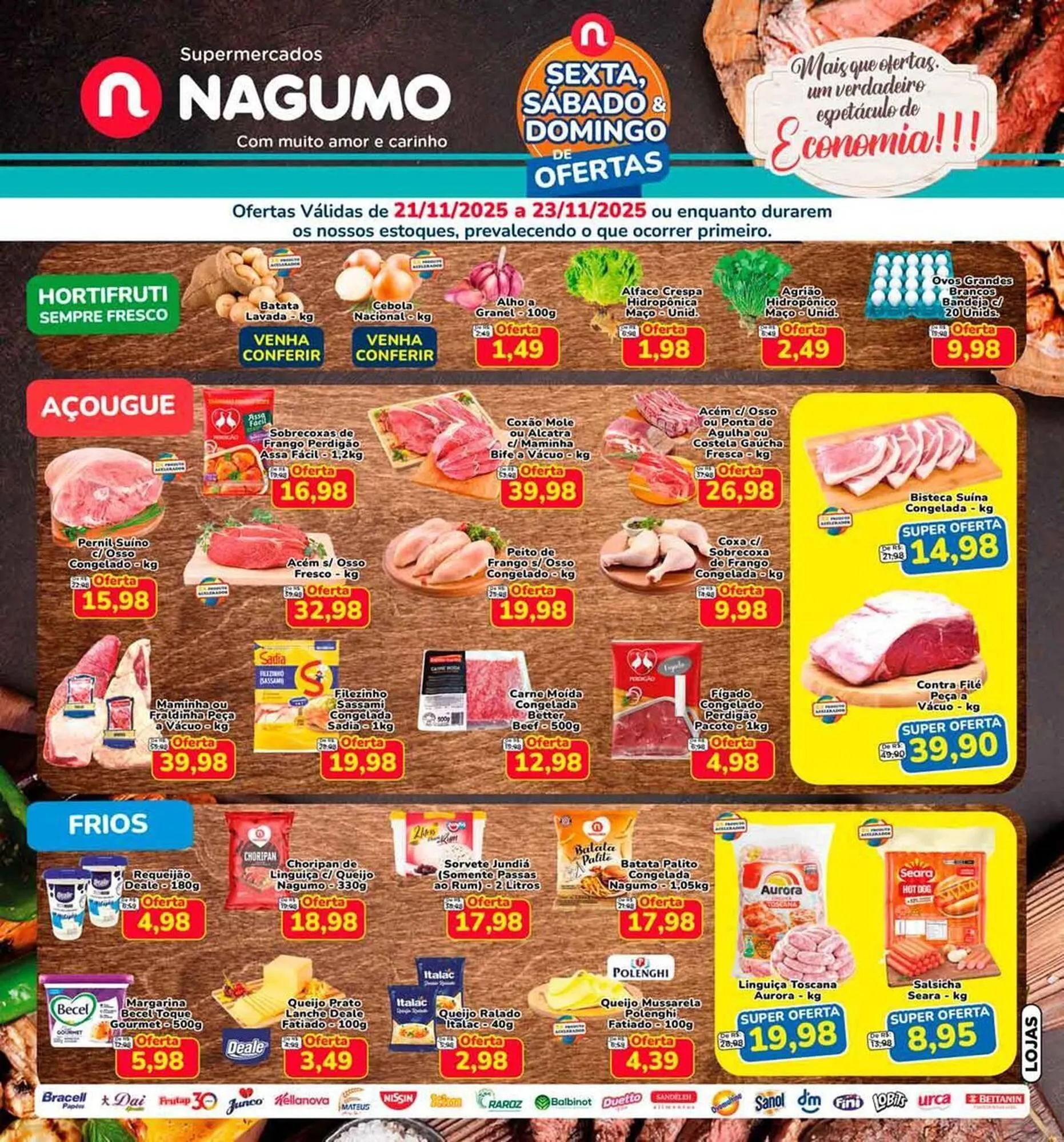 Encarte de Folheto Nagumo 21 de novembro até 23 de novembro 2025 - Pagina 1