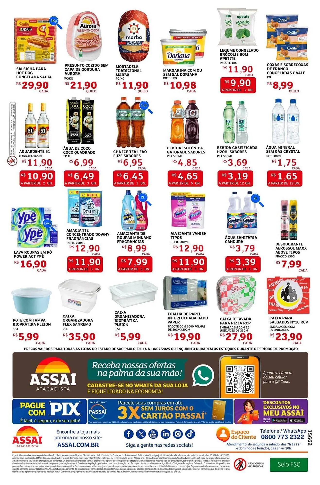 Encarte de Catálogo Assaí Atacadista 14 de julho até 18 de julho 2025 - Pagina 4