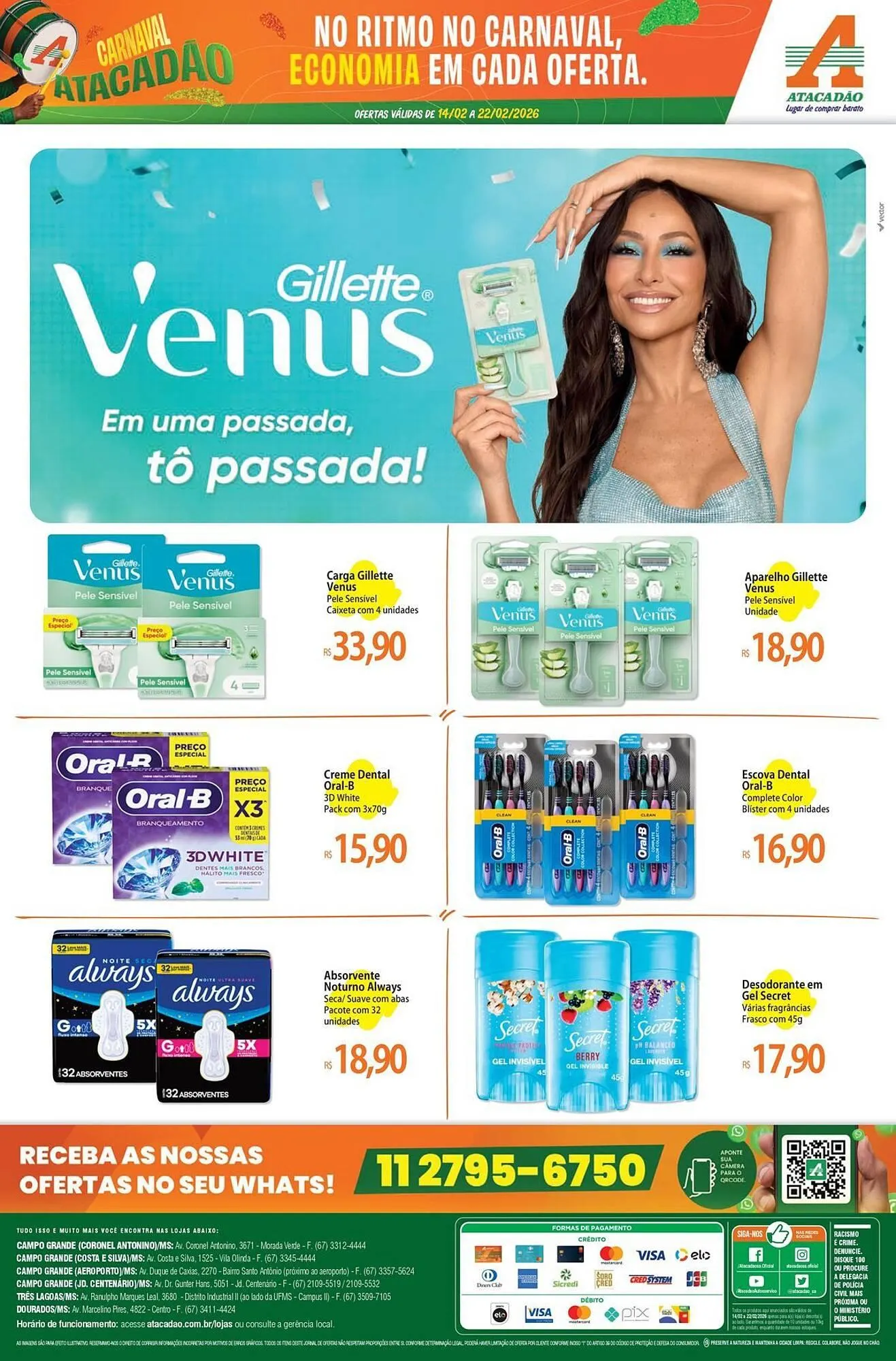 Encarte de Folheto Atacadão 14 de fevereiro até 22 de fevereiro 2026 - Pagina 2