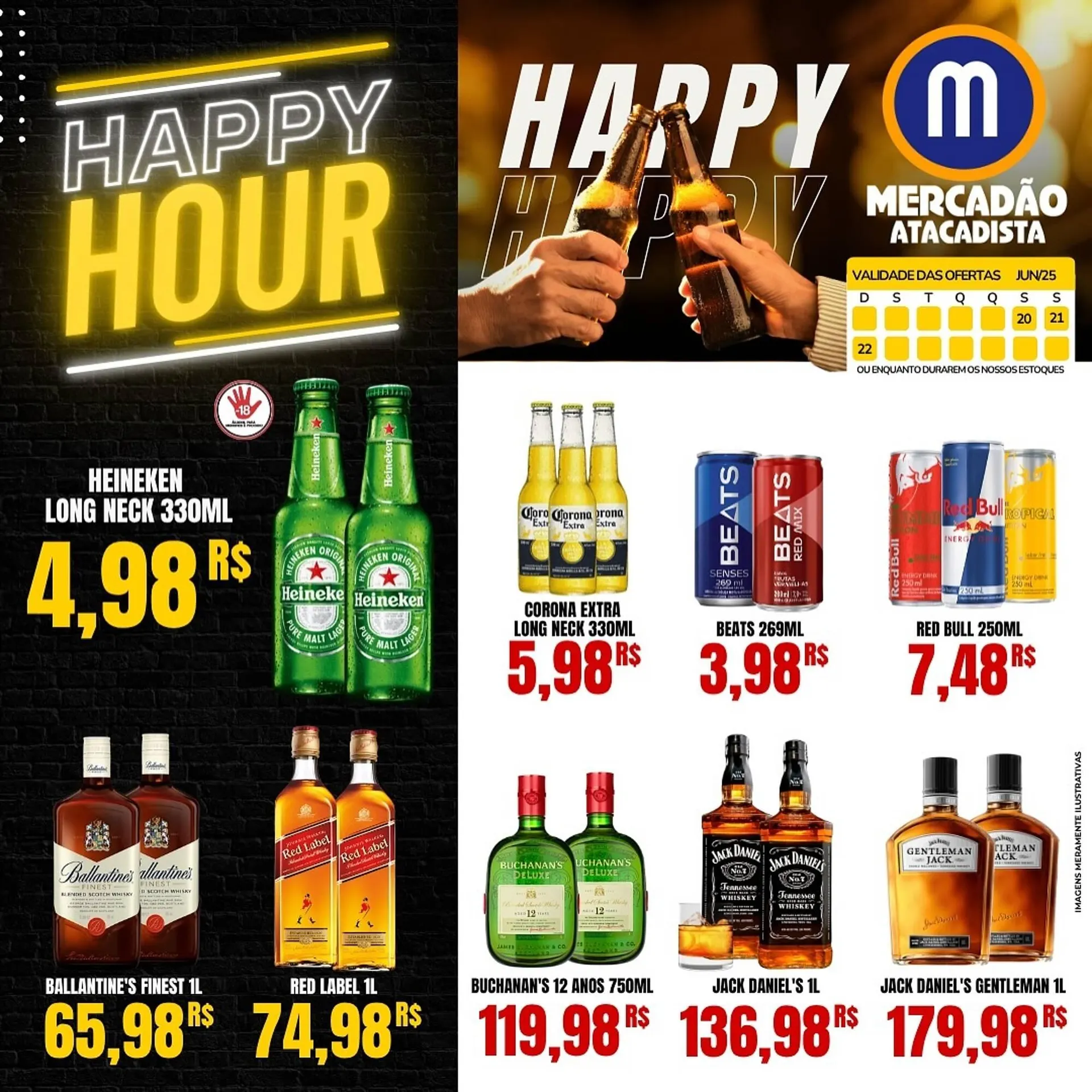 Encarte de Catálogo Mercadão Atacadista 20 de junho até 22 de junho 2025 - Pagina 1