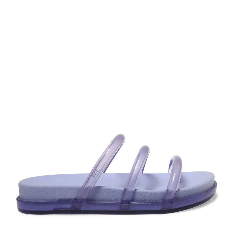 Papete Roxa Borracha Tiras Flat