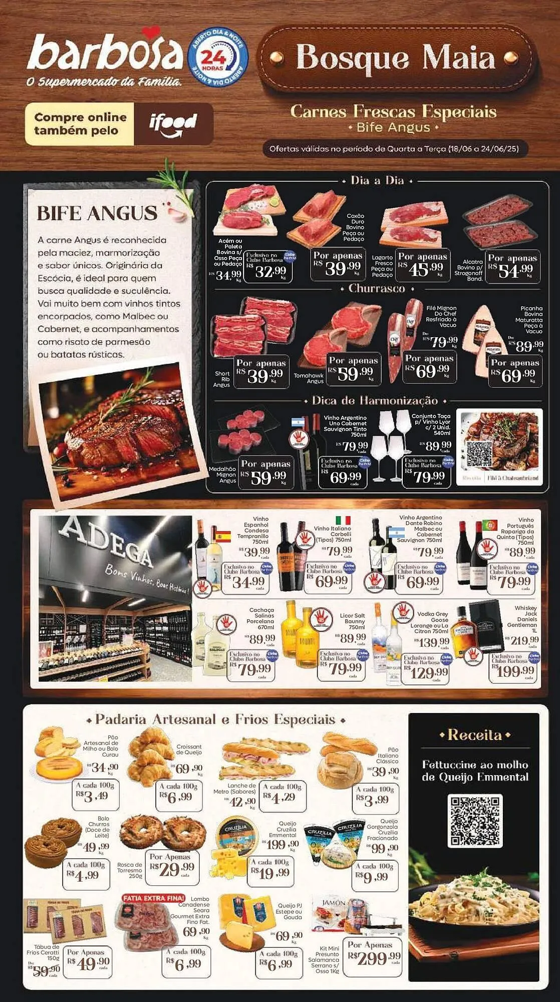 Encarte de Catálogo Barbosa Supermercados 18 de junho até 24 de junho 2025 - Pagina 1