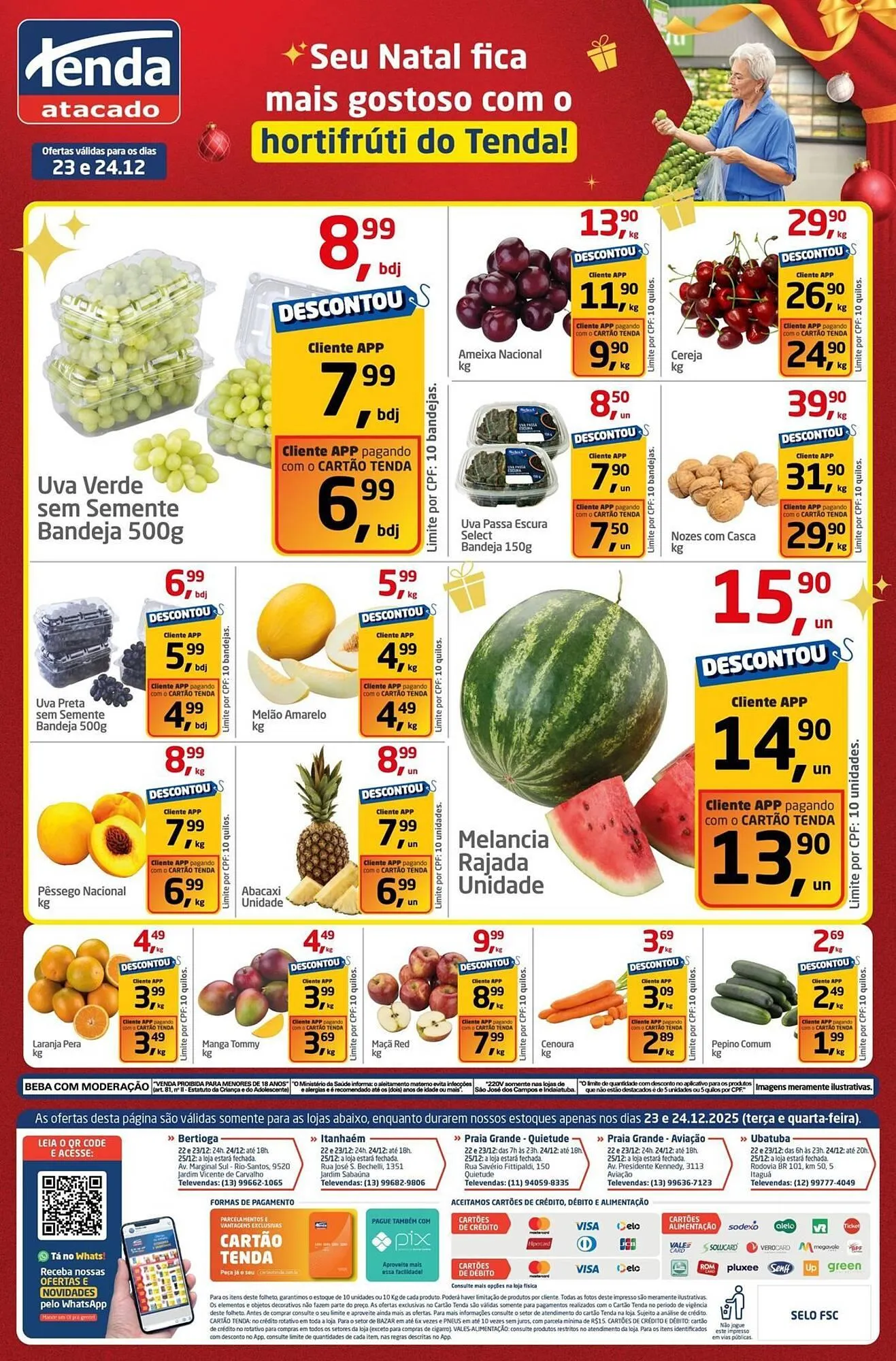 Encarte de Folheto Tenda Atacado 22 de dezembro até 24 de dezembro 2025 - Pagina 4