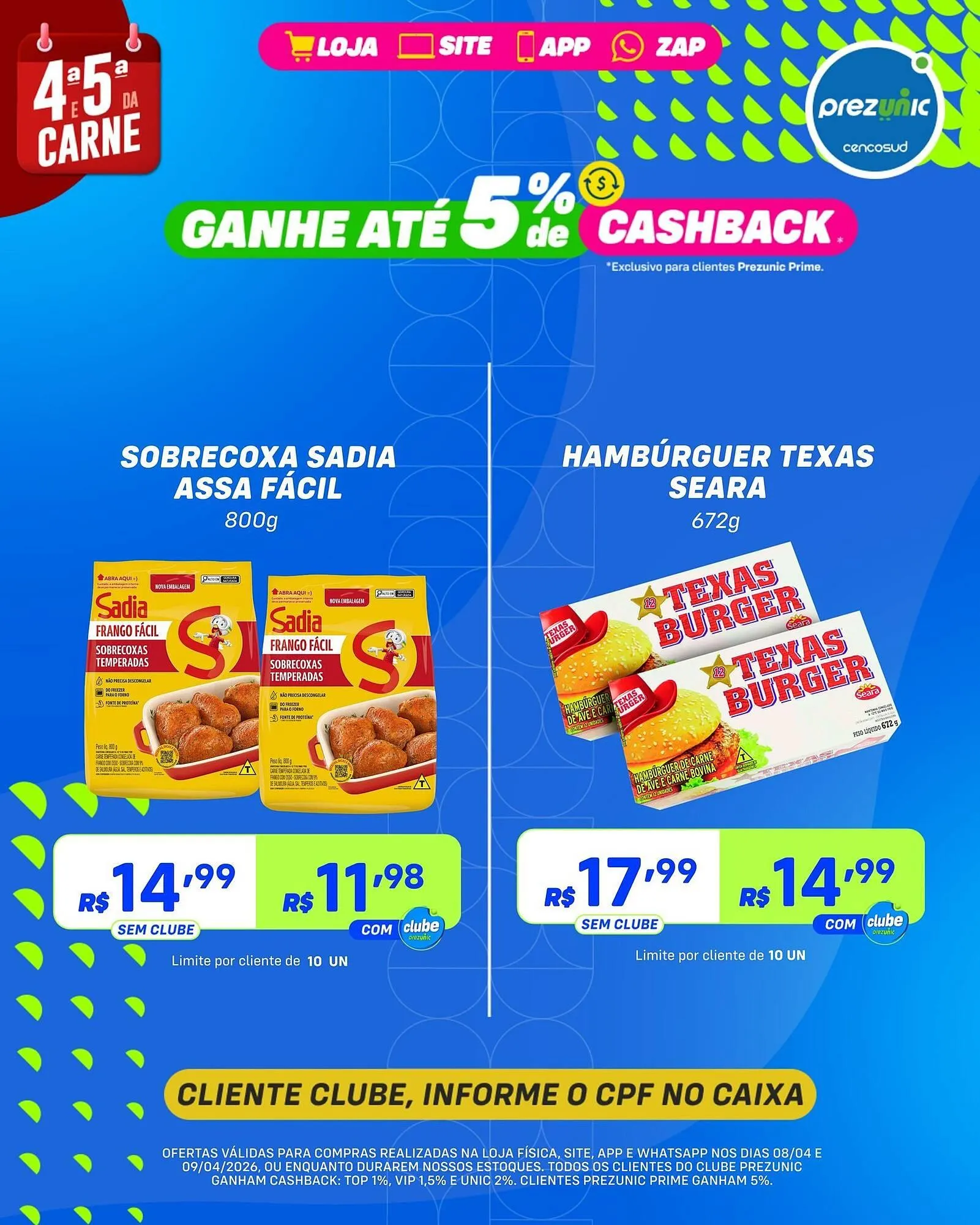 Encarte de Encarte Prezunic 8 de abril até 9 de abril 2026 - Pagina 4