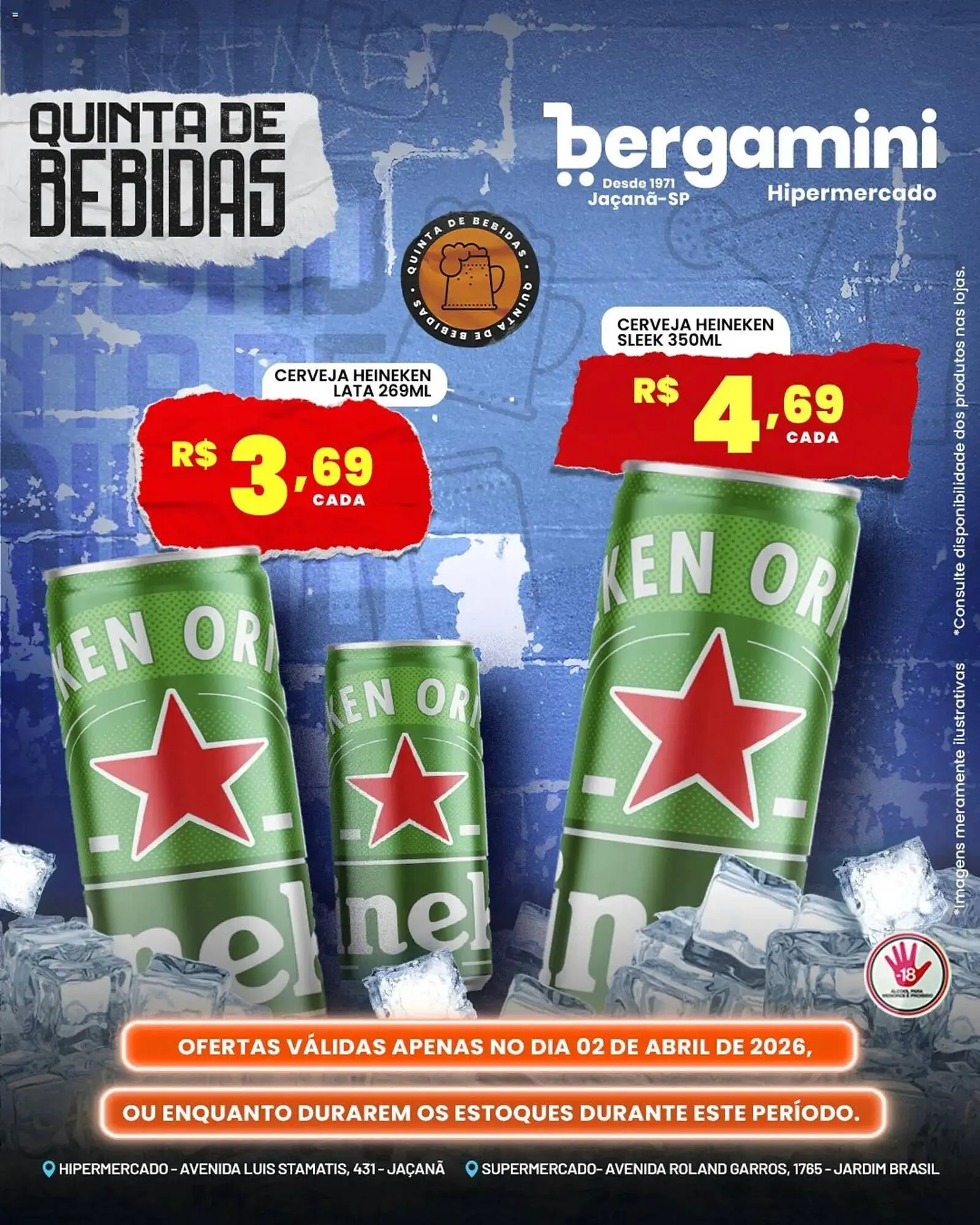 Encarte de Catálogo Supermercado Bergamini 2 de abril até 2 de abril 2026 - Pagina 1