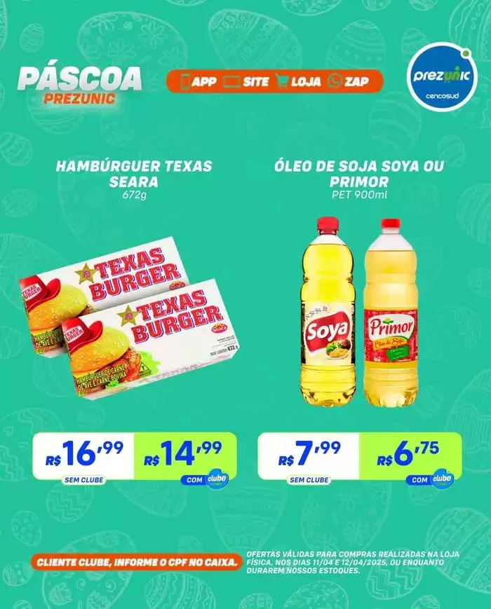 Encarte de Encarte Prezunic 11 de abril até 12 de abril 2025 - Pagina 6