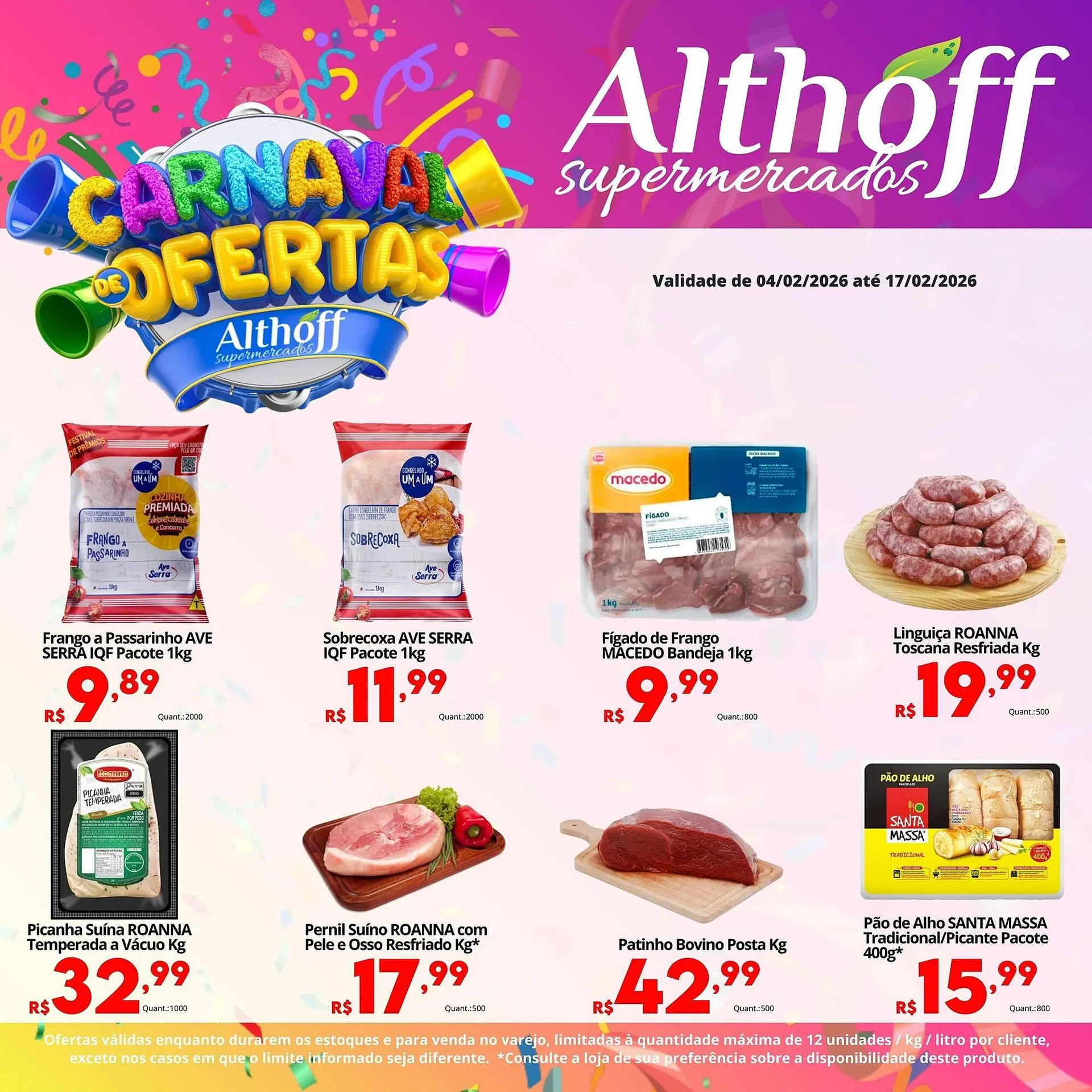 Encarte de Encarte Althoff Supermercados 4 de fevereiro até 17 de fevereiro 2026 - Pagina 2