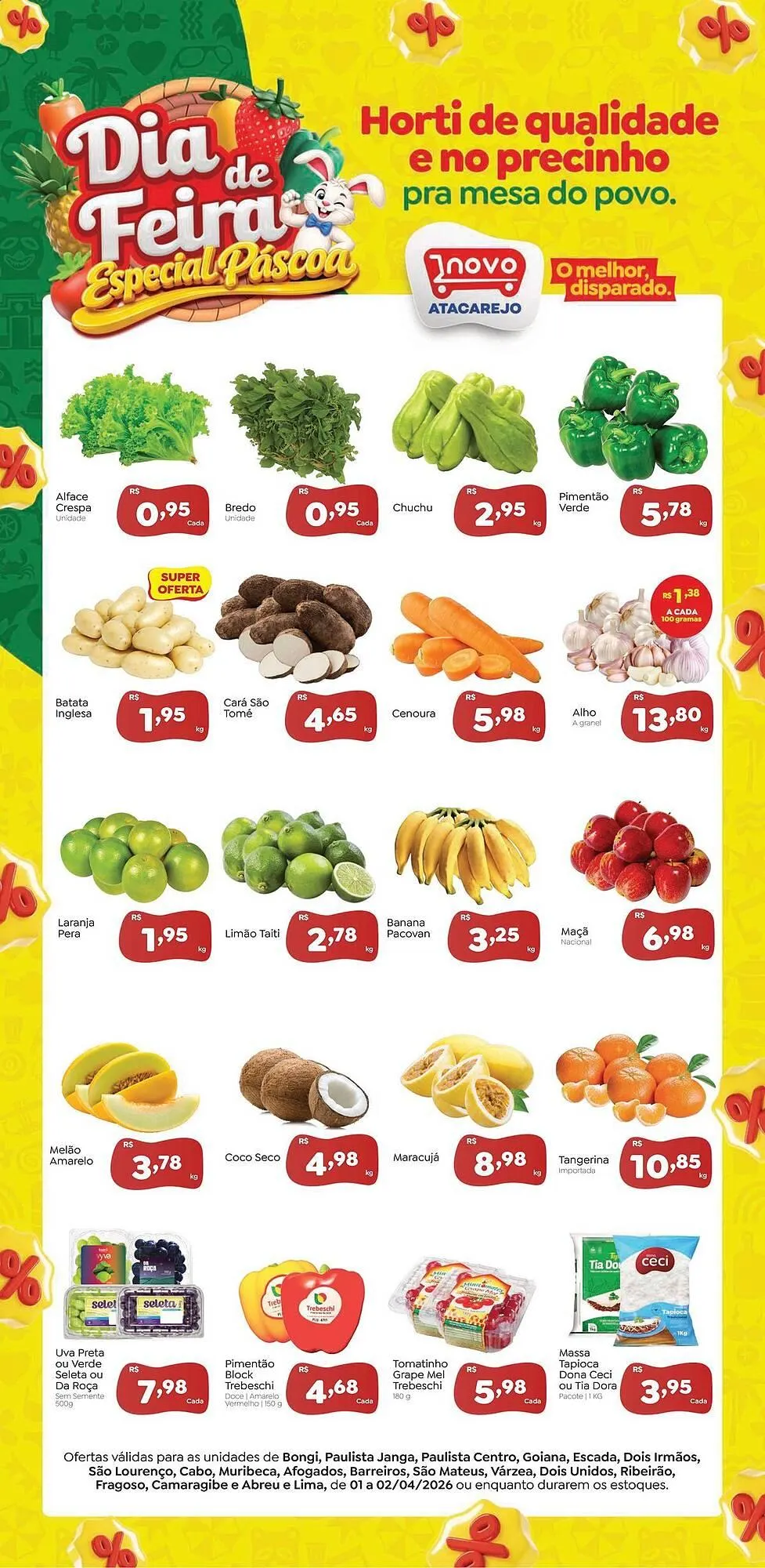 Encarte de Folheto Novo Atacarejo 1 de abril até 2 de abril 2026 - Pagina 1
