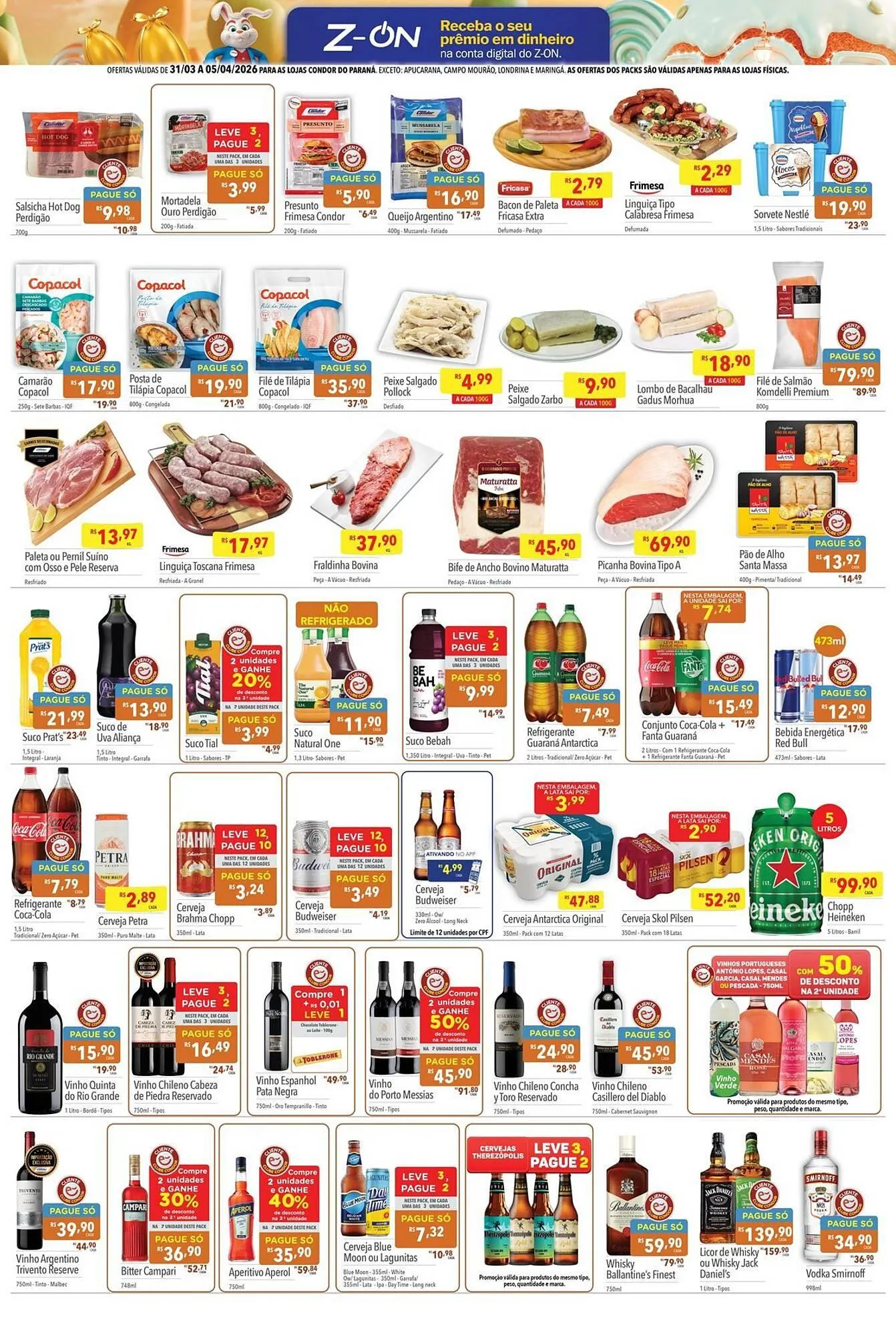 Encarte de Catálogo Supermercados Condor 31 de março até 5 de abril 2026 - Pagina 3