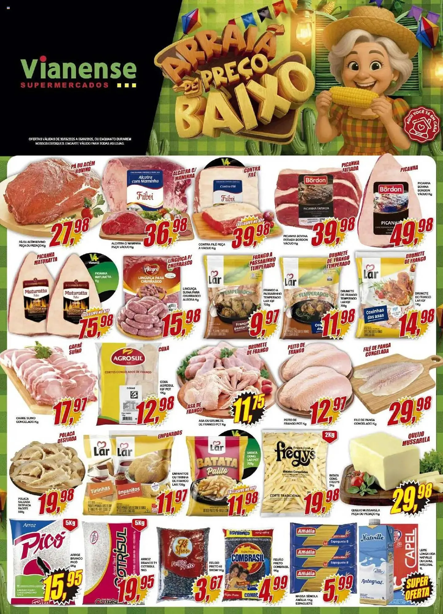 Encarte de Catálogo Vianense Supermercados 30 de maio até 6 de junho 2025 - Pagina 1